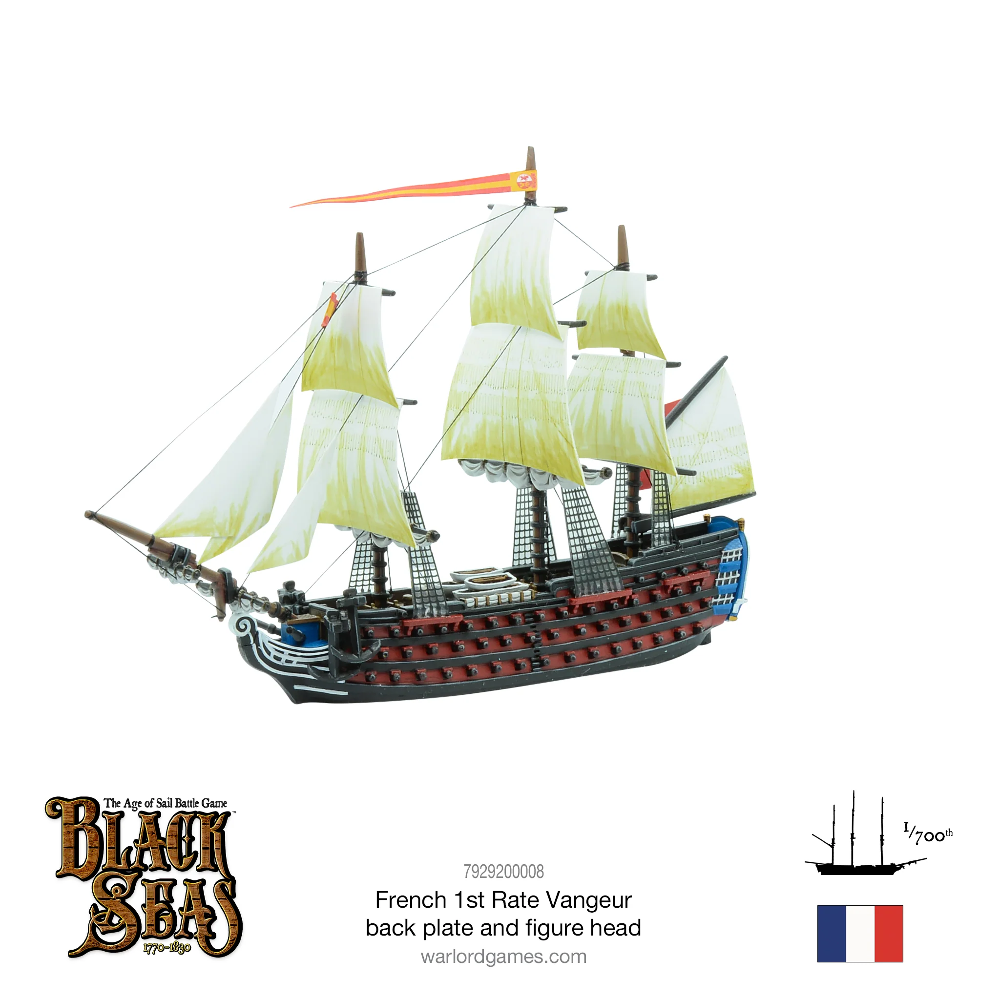 1st Rate with Vengeur back plate and figure head - Image 3