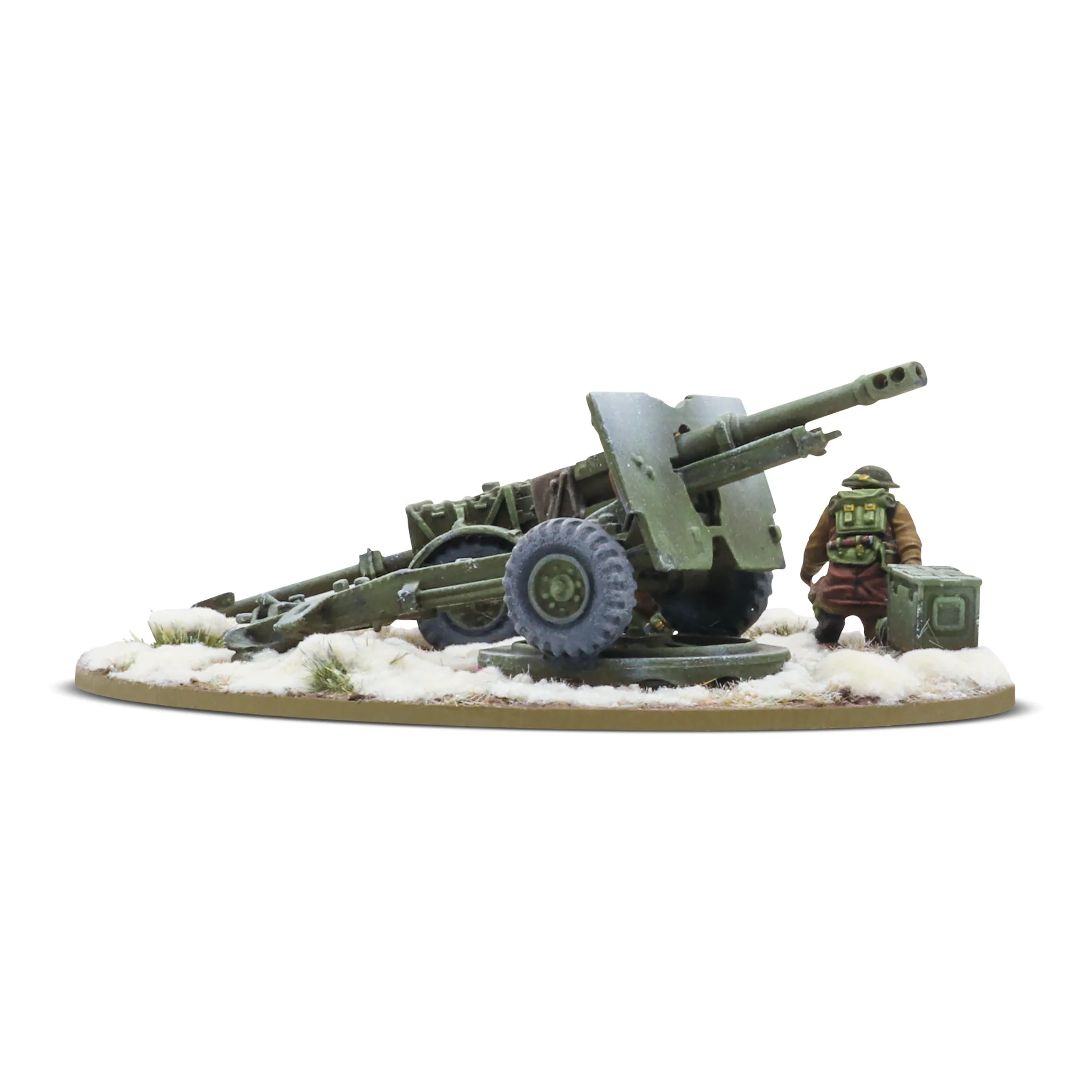 25-Pdr Light Howitzer with British Infantry (Winter) Crew - Image 3