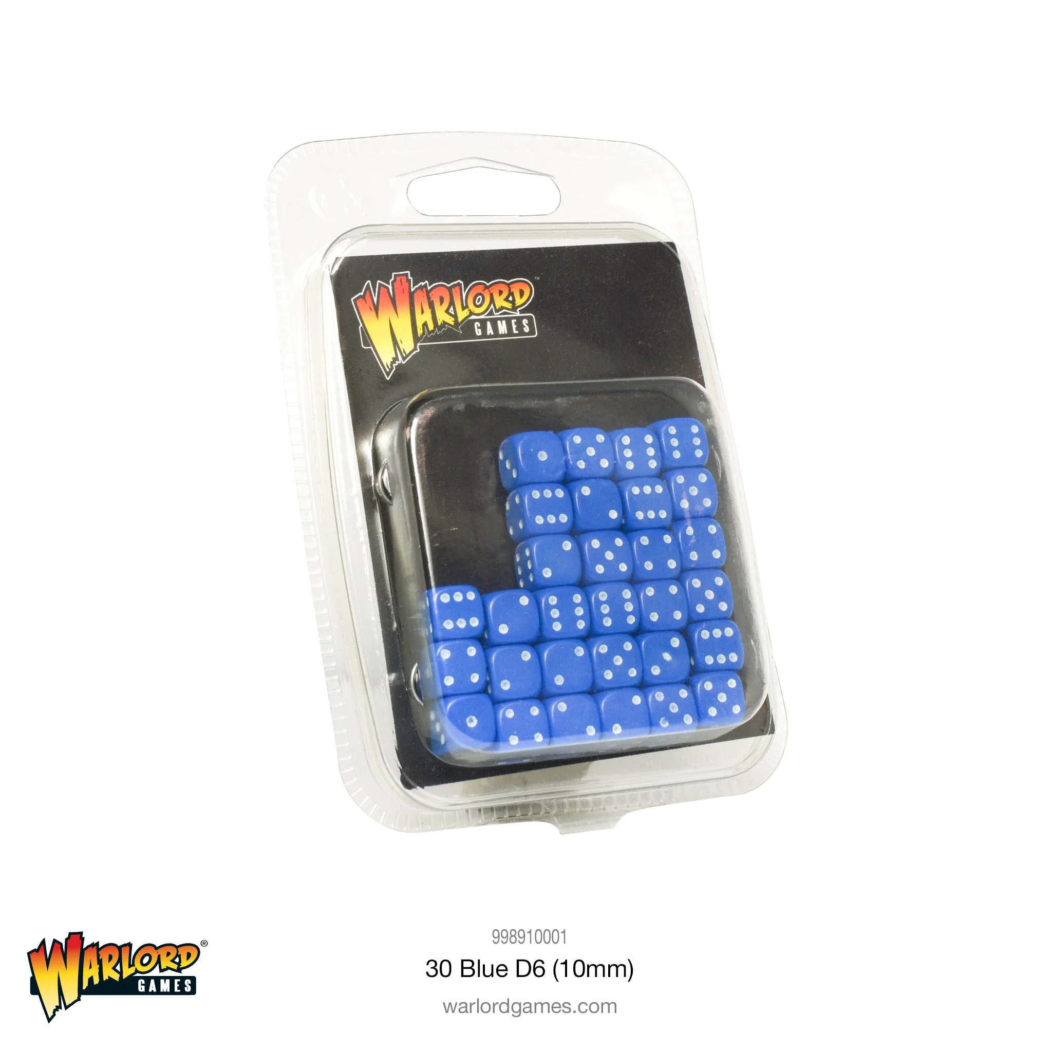 30 Blue D6 (10mm) - Image 2