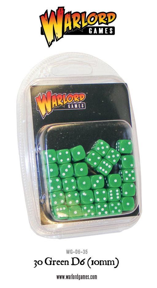 30 Green D6 (10mm) - Image 2