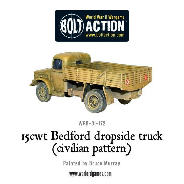 15cwt Bedford dropside truck (civilian pattern) - Image 6