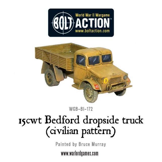 15cwt Bedford dropside truck (civilian pattern) - Image 7