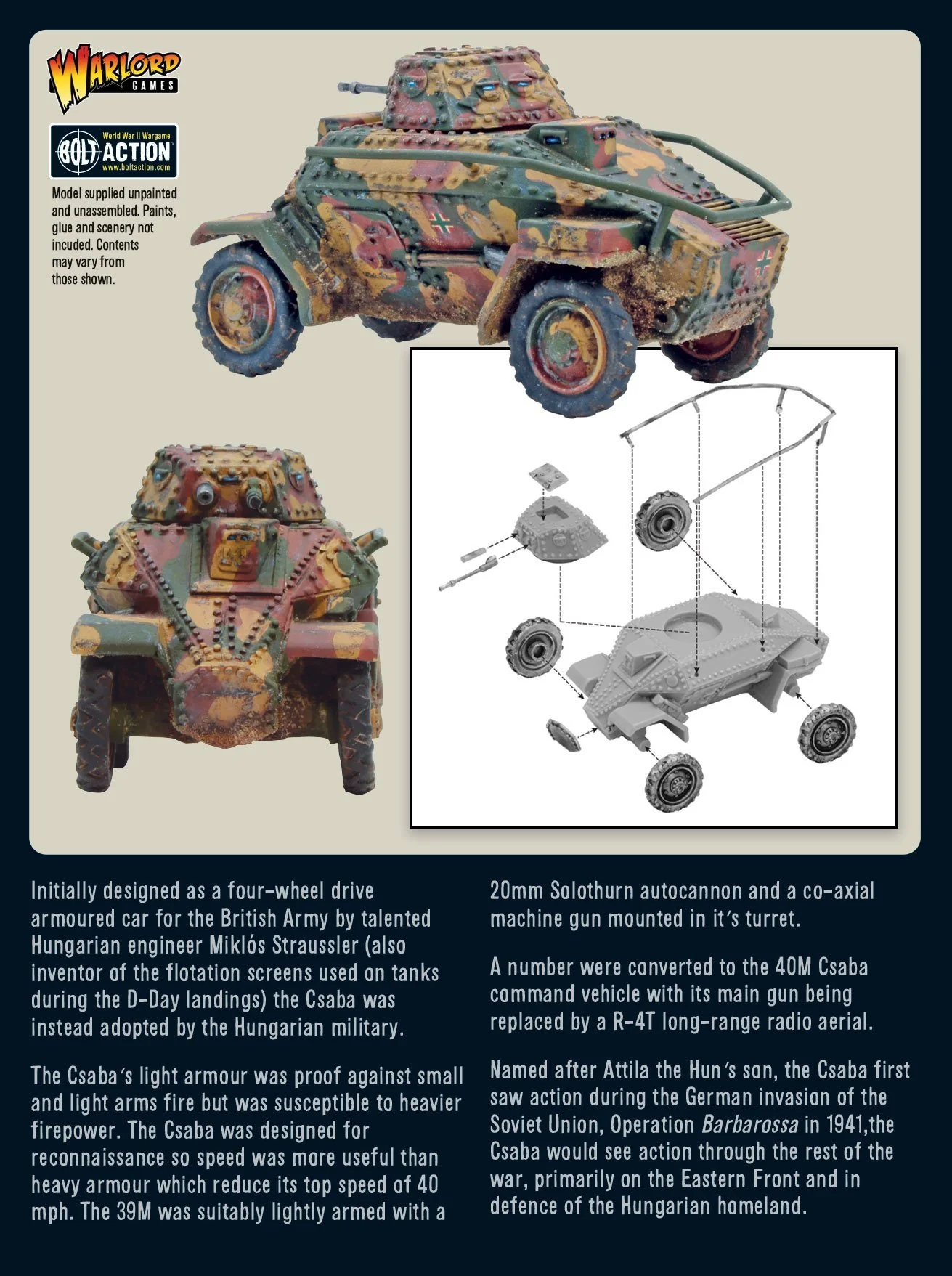 39M Csaba armoured car - Image 2