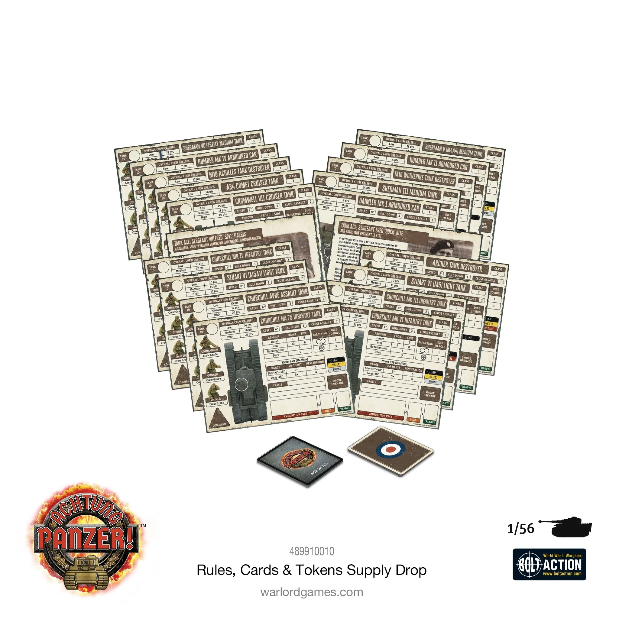 Achtung Panzer! Rules, Cards & Tokens Supply Drop - Image 4