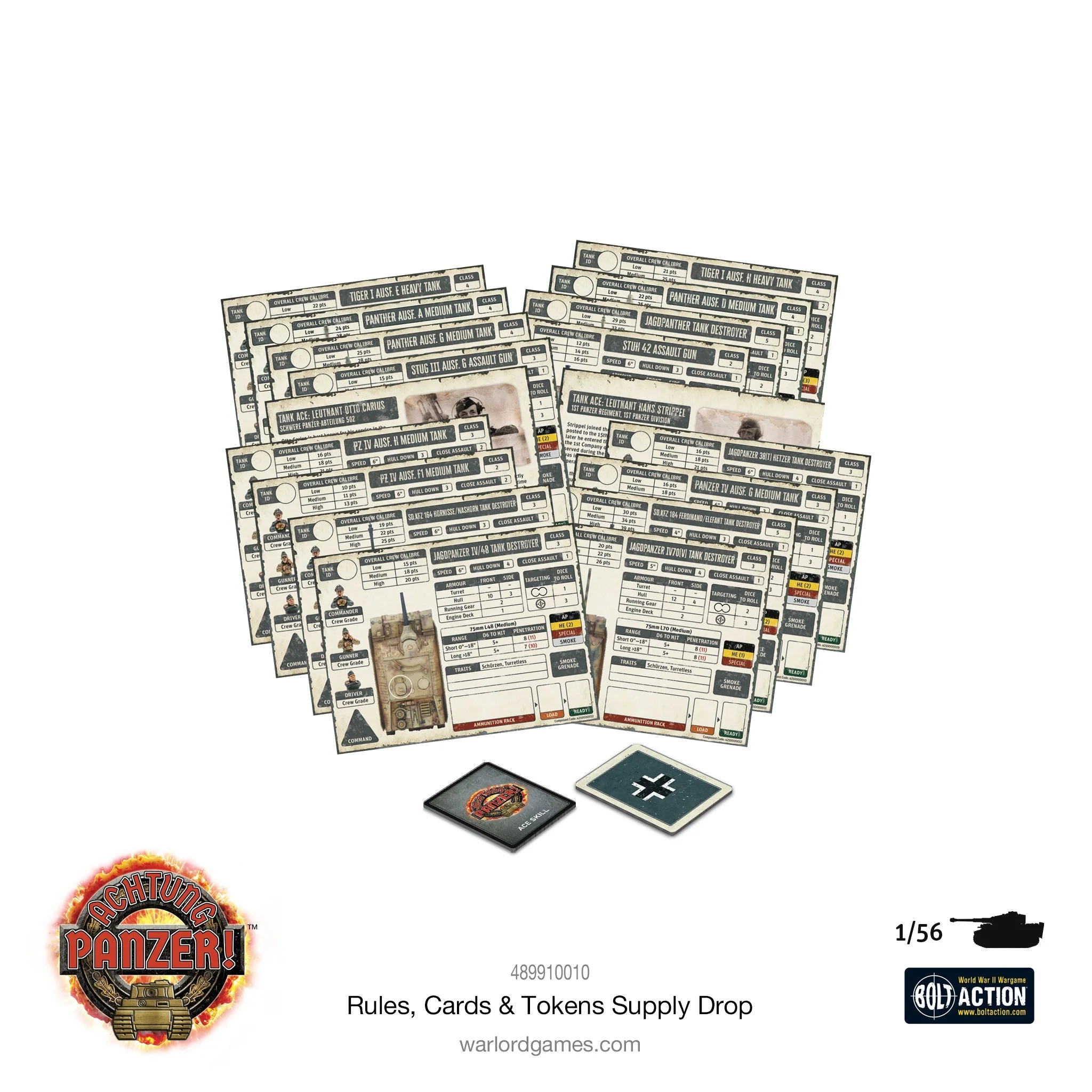 Achtung Panzer! Rules, Cards & Tokens Supply Drop - Image 5