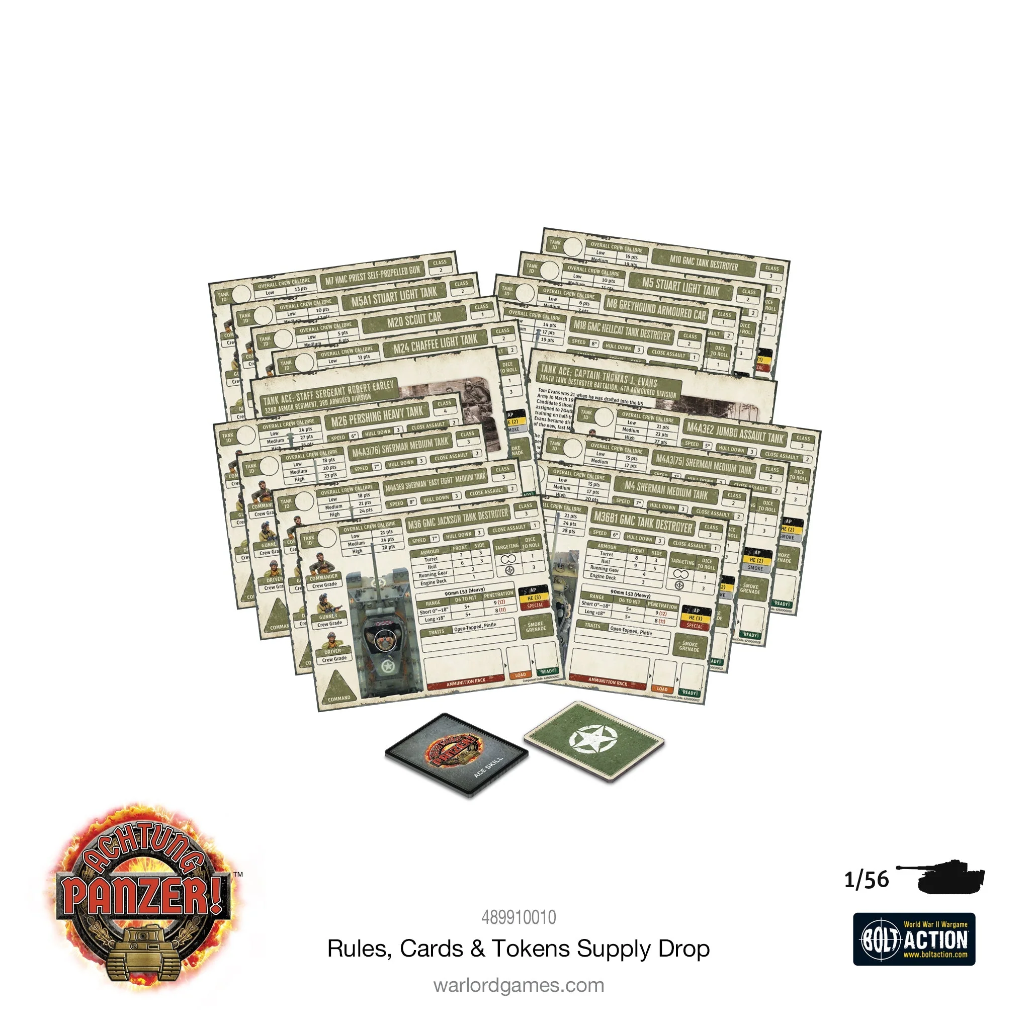 Achtung Panzer! Rules, Cards & Tokens Supply Drop - Image 6