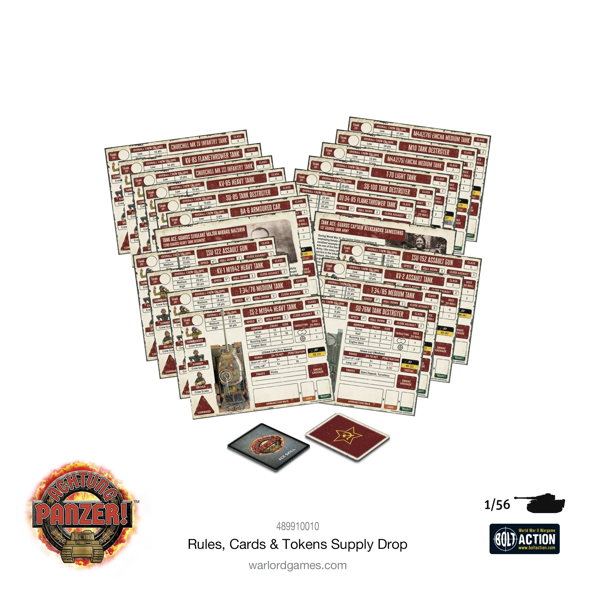 Achtung Panzer! Rules, Cards & Tokens Supply Drop - Image 7