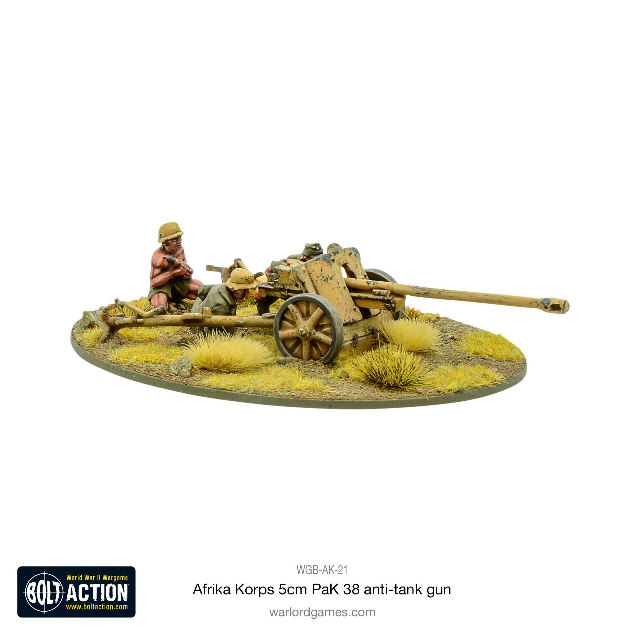 Afrika Korps 5cm PaK 38 anti-tank gun - Image 2