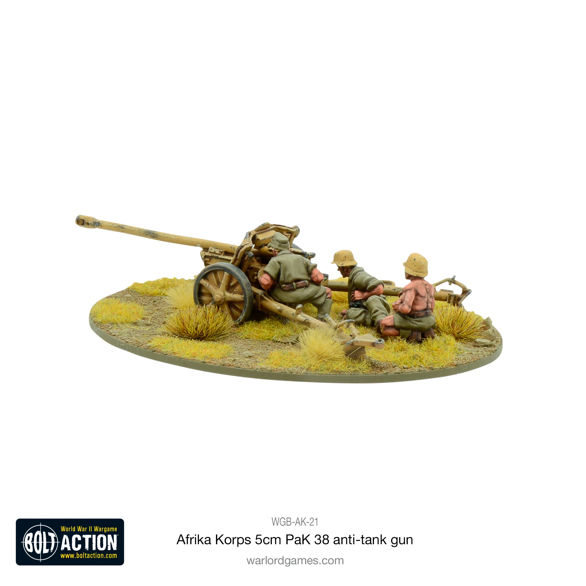Afrika Korps 5cm PaK 38 anti-tank gun - Image 3