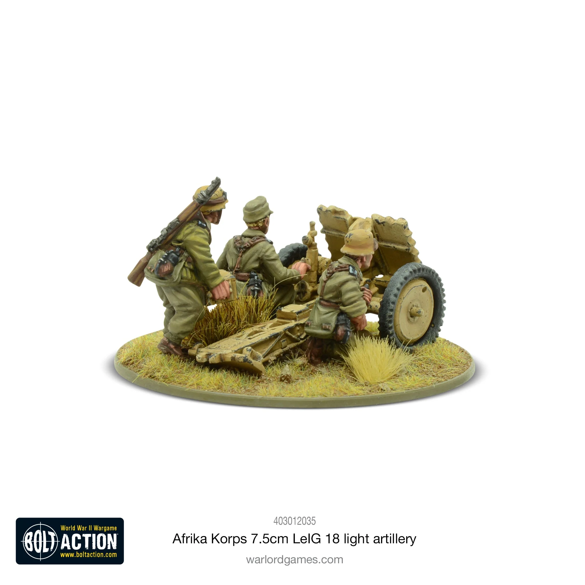 Afrika Korps 7.5cm LeIG 18 light artillery - Image 3