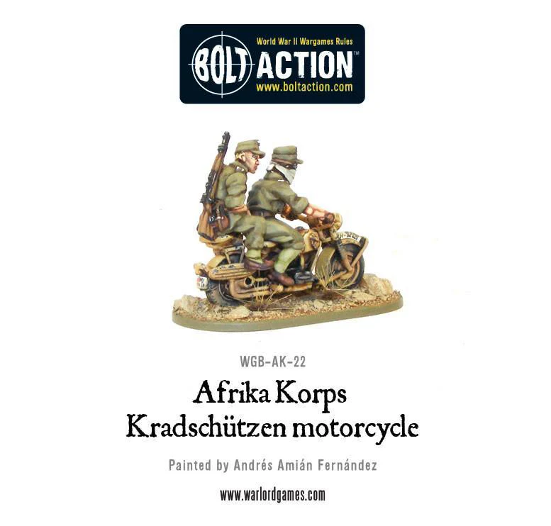 Afrika Korps Kradschutzen motorcycle - Image 3