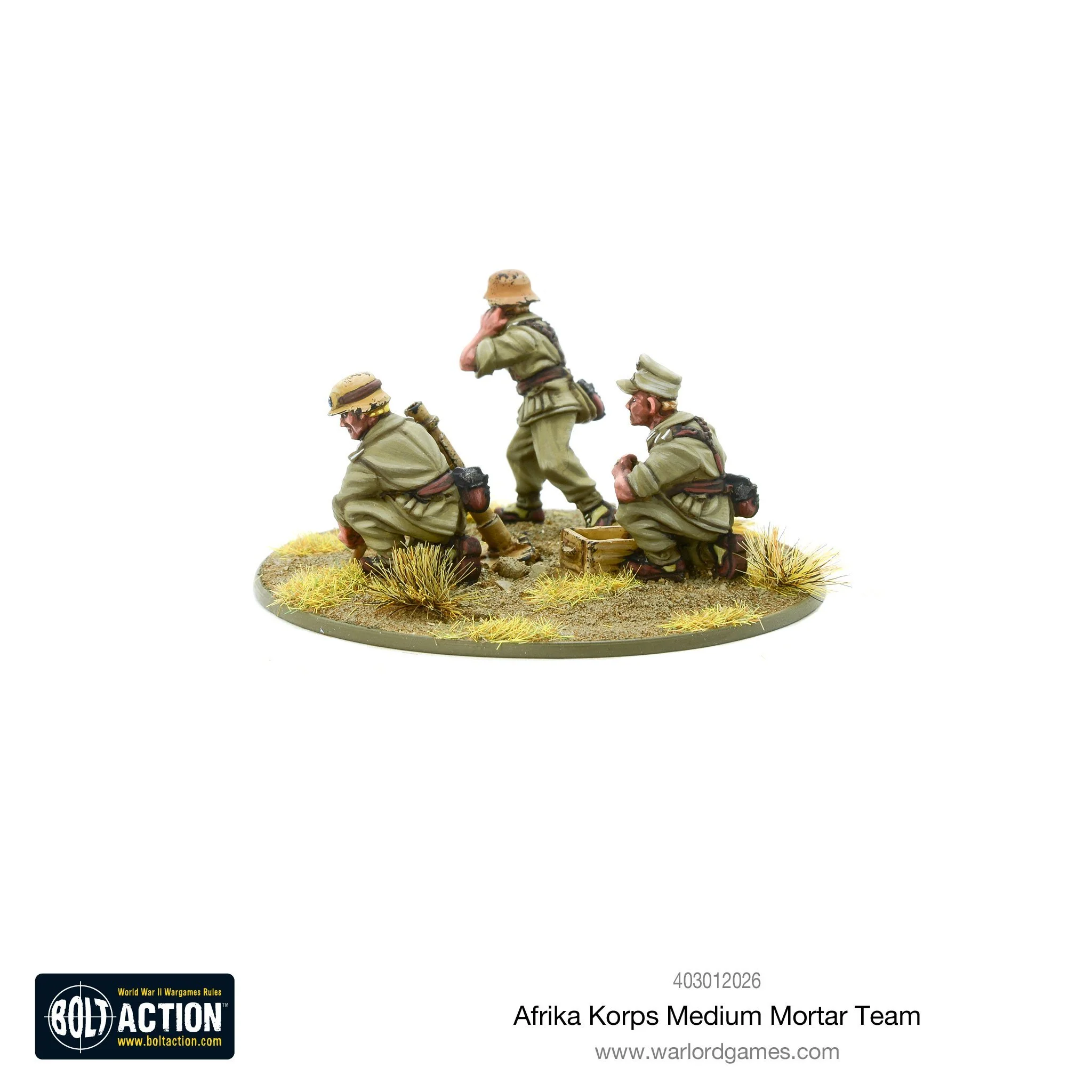 Afrika Korps Medium Mortar Team - Image 3