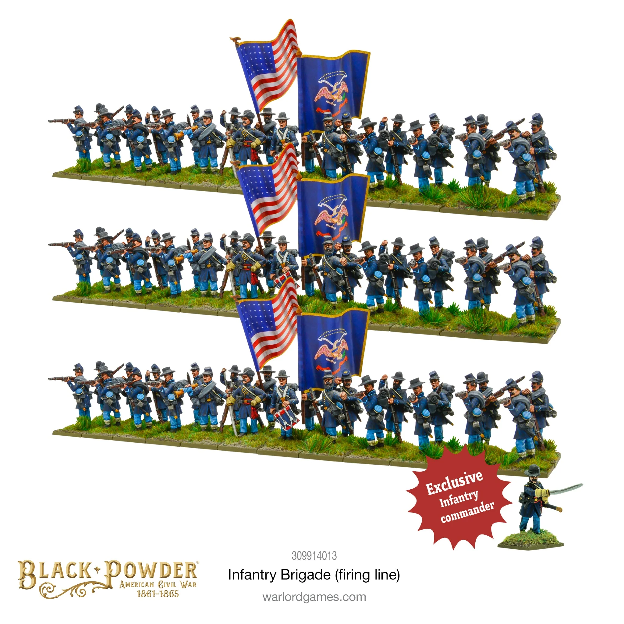 American Civil War Infantry Brigade (Firing Line)