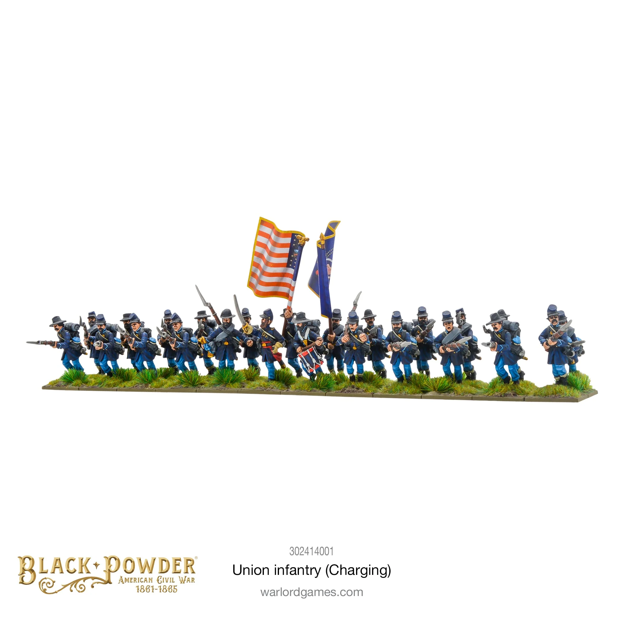 American Civil War: Infantry Regiment Charging