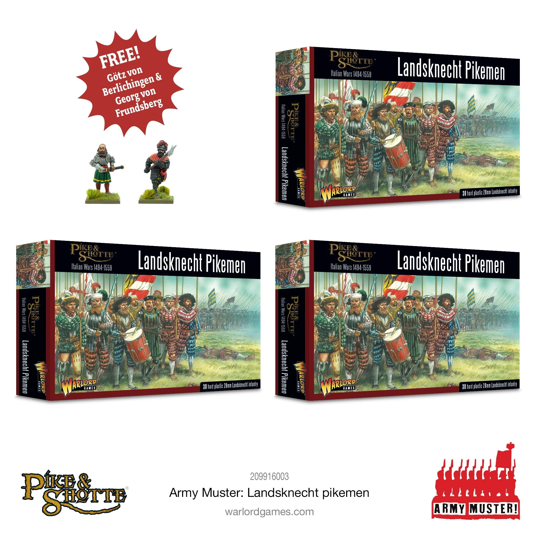 Army Muster - Landsknecht Pikemen - Image 8