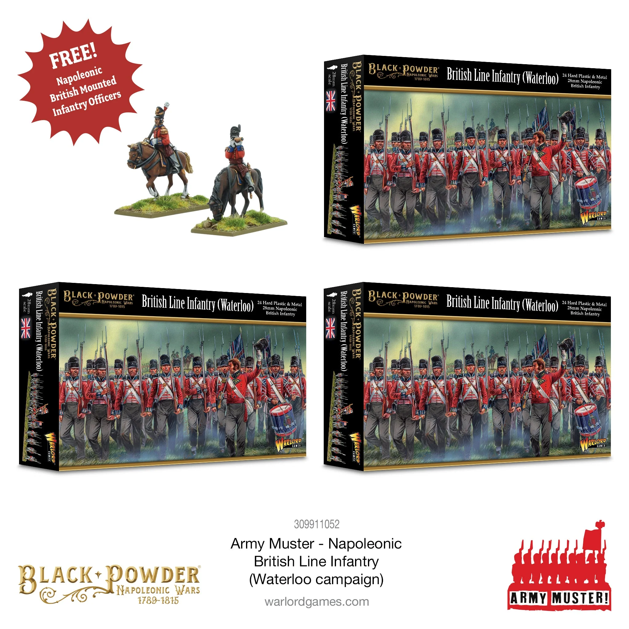 Army Muster: Napoleonic British Line Infantry (Waterloo Campaign) - Image 7