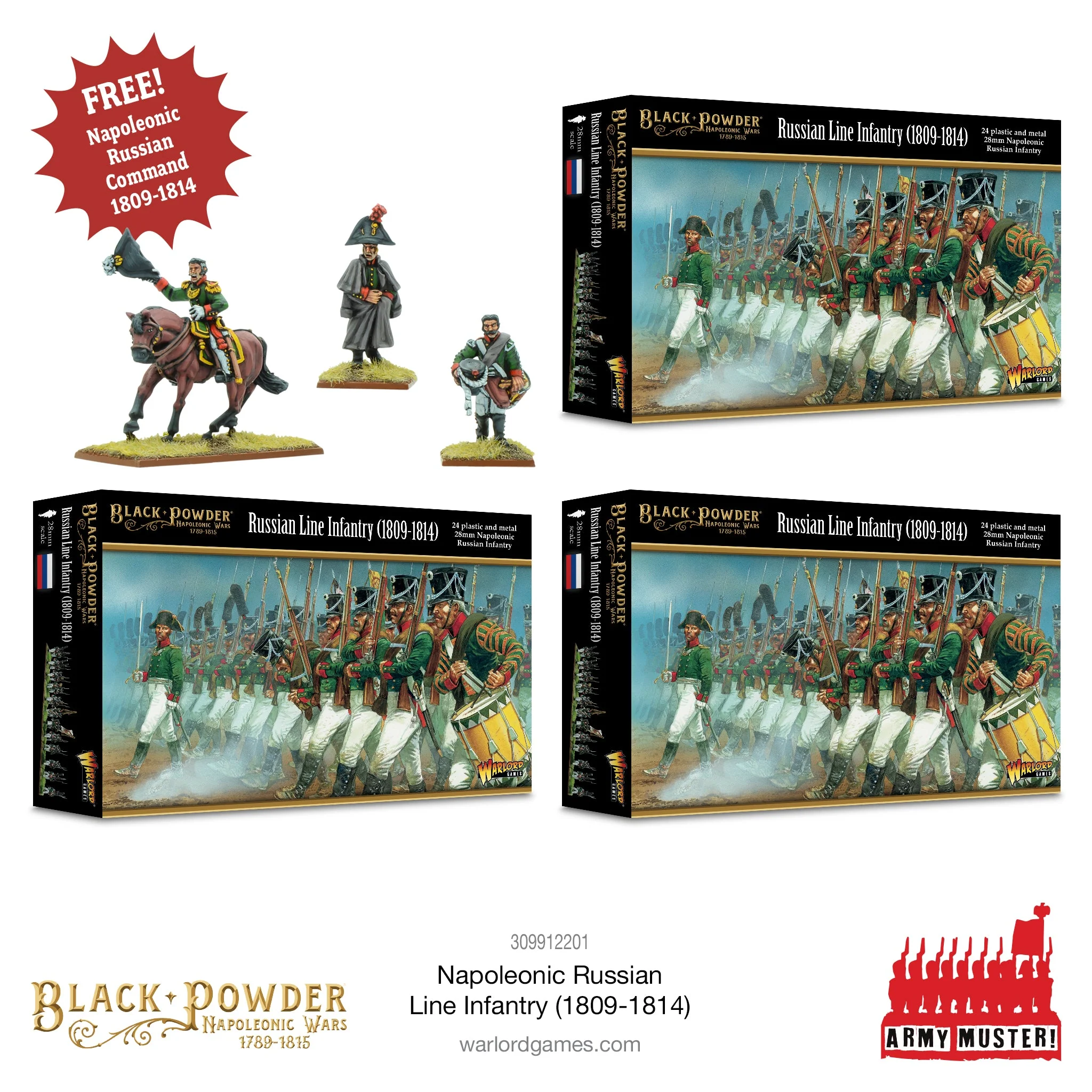 Army Muster: Napoleonic Russian Line Infantry (1809-1814) - Image 5