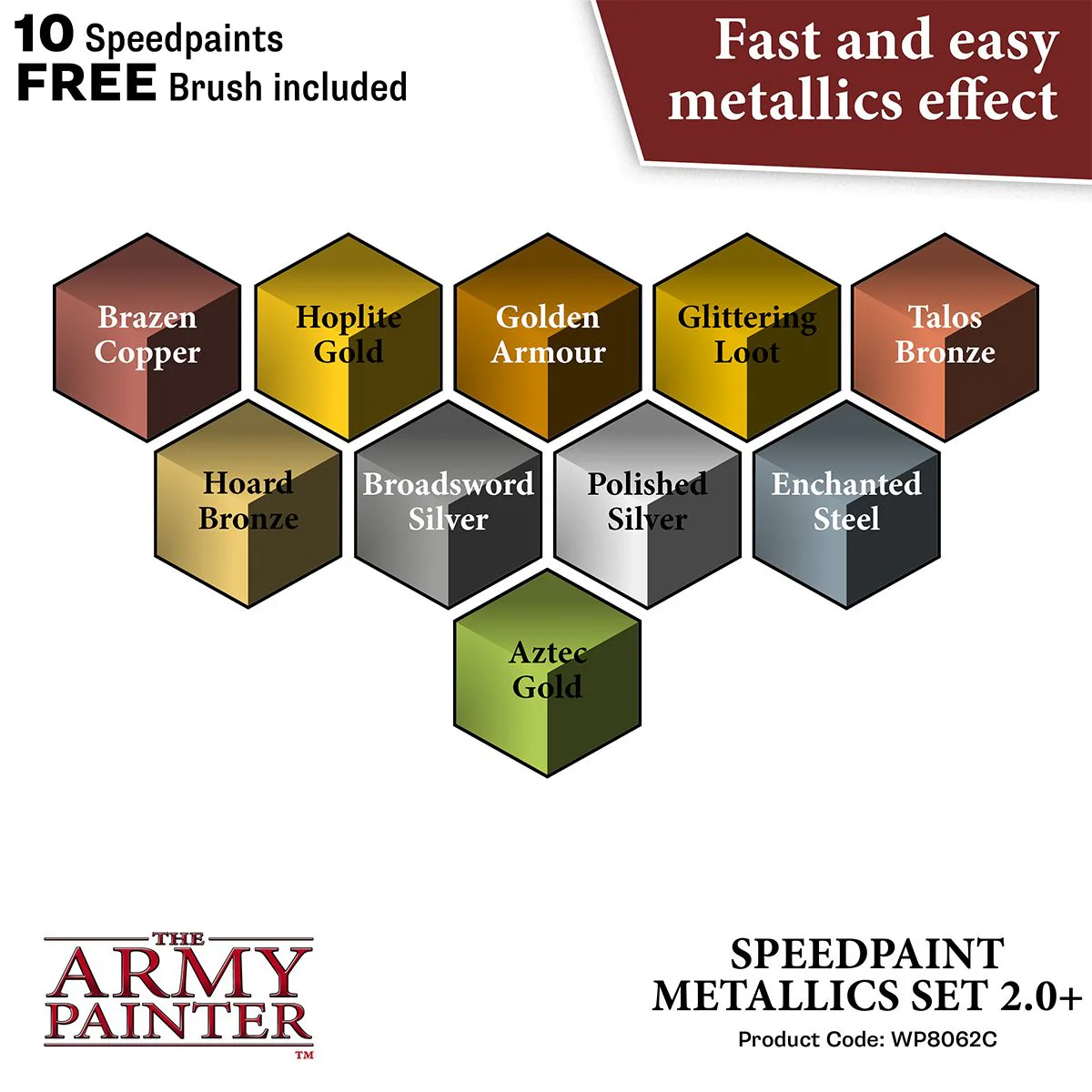 Army Painter Speedpaint 2.0 Metallics Set - Image 4
