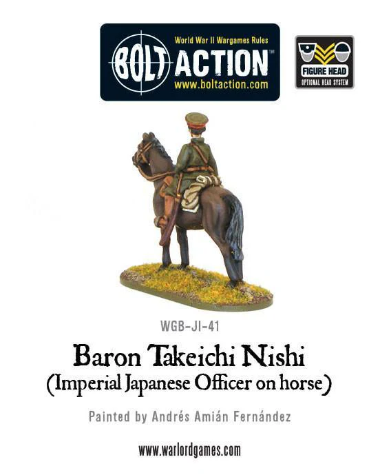 Baron Nishi (Imperial Japanese officer on horse) - Image 2