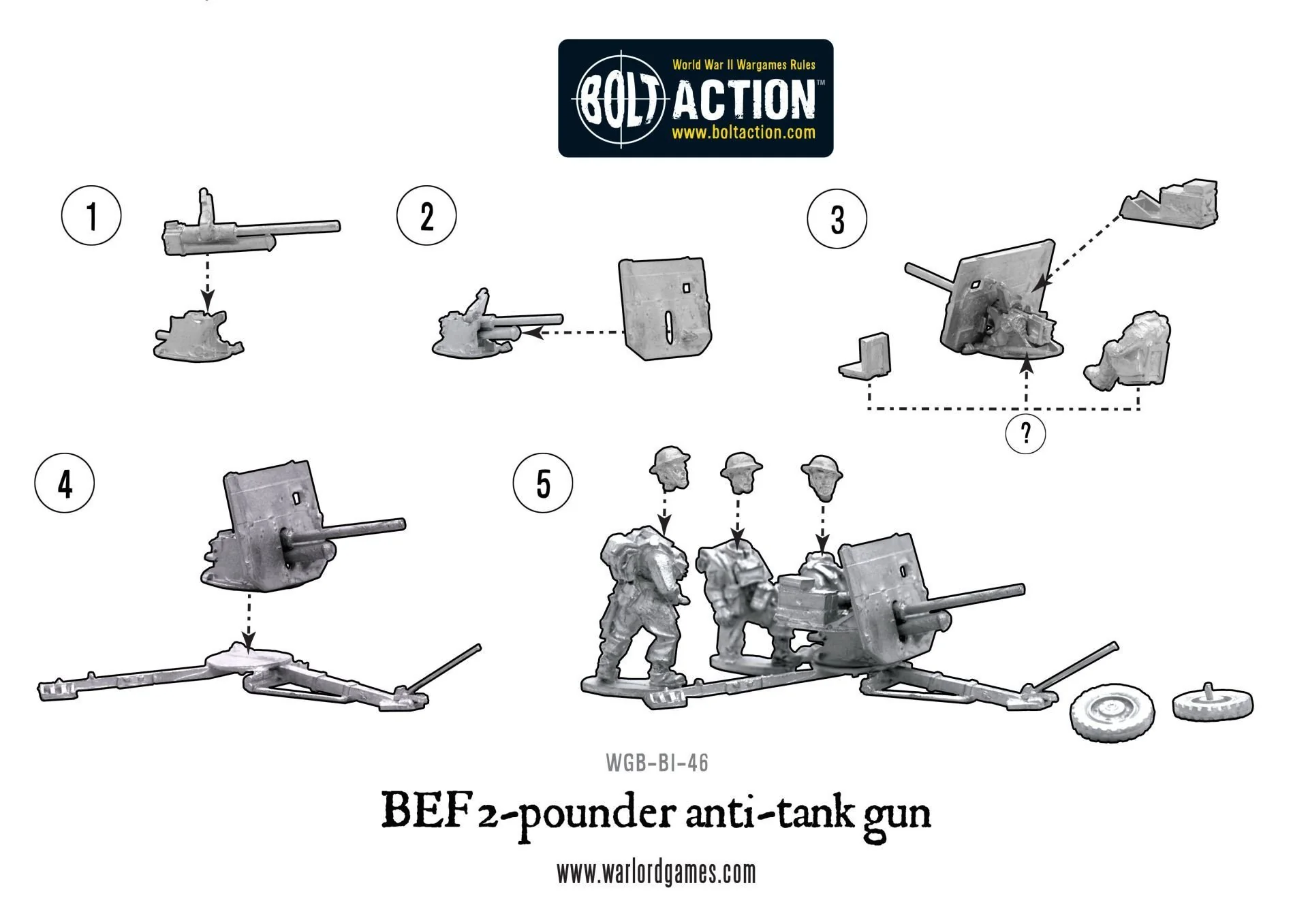 BEF 2 pounder anti-tank gun - Image 4