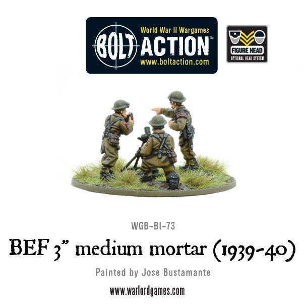 BEF 3" medium mortar (1939-40) - Image 3