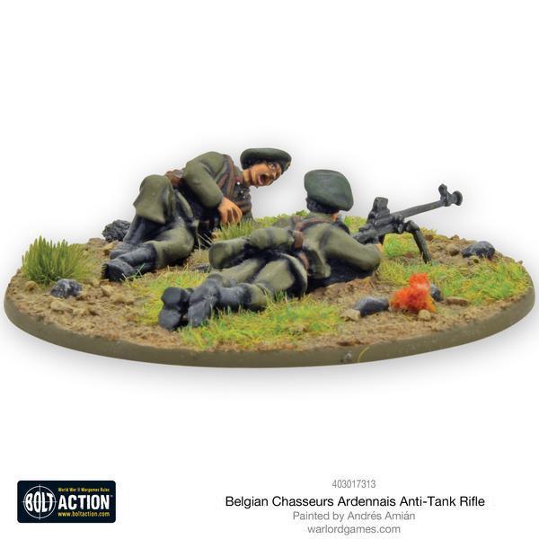 Belgian Chasseurs Ardennais anti-tank rifle team - Image 3