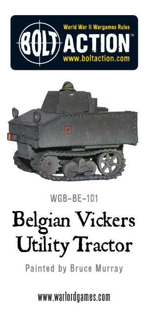 Belgian Vickers Utility Tractor - Image 3