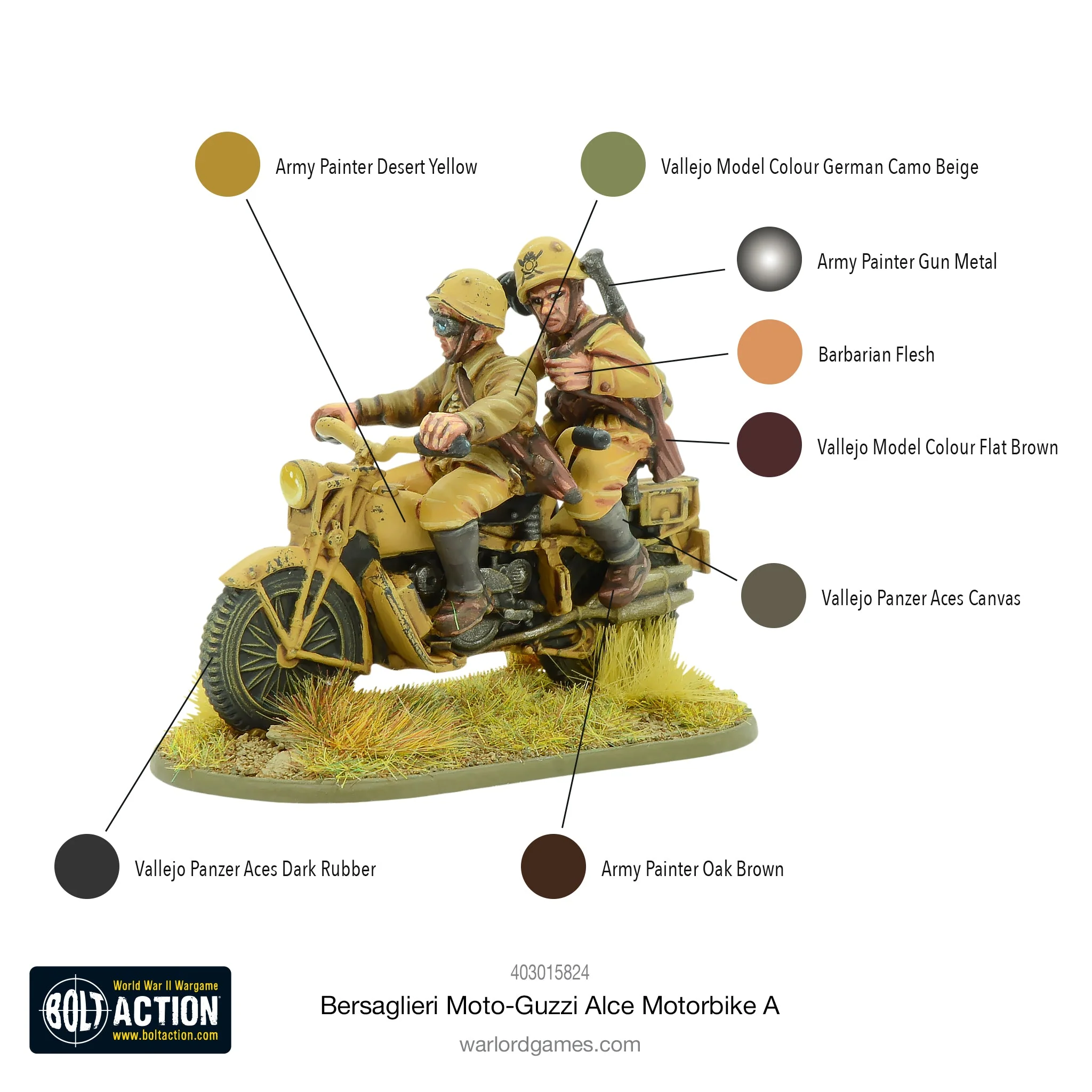 Bersaglieri Moto-Guzzi Alce Motorbike A - Image 4