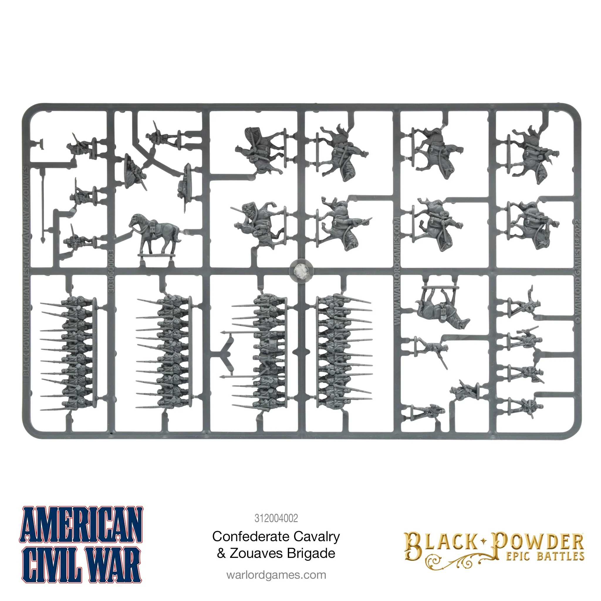 Black Powder Epic Battles - American Civil War Confederate Cavalry & Zouaves Brigade - Image 10