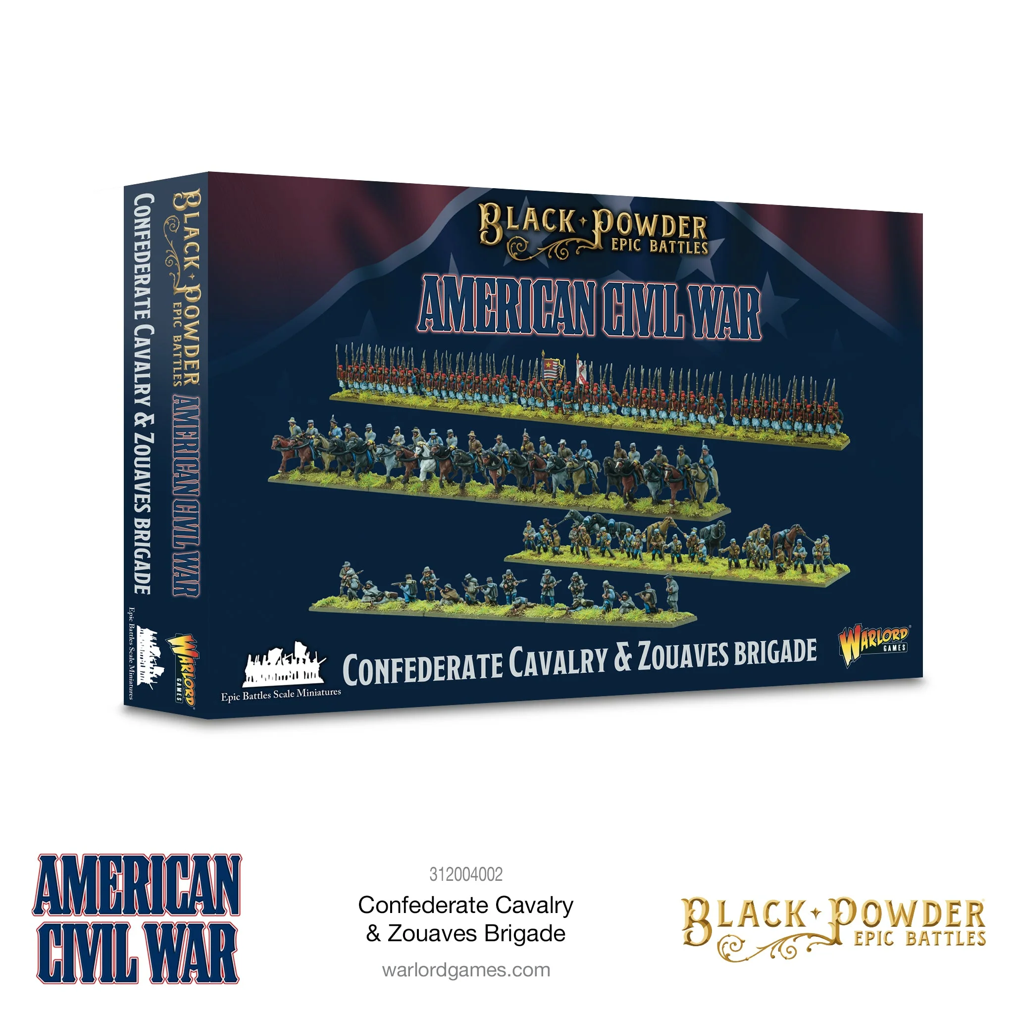 Black Powder Epic Battles - American Civil War Confederate Cavalry & Zouaves Brigade - Image 11