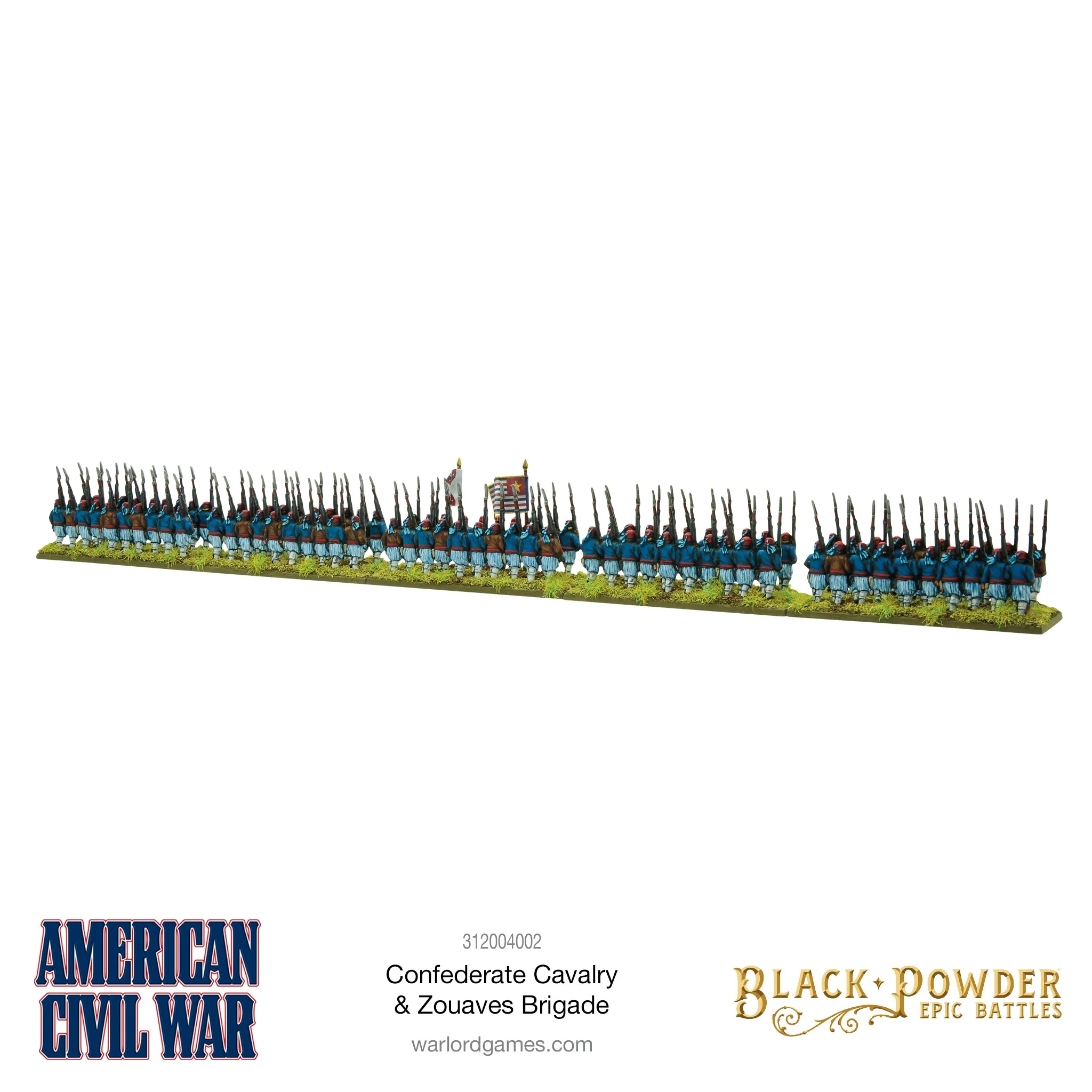 Black Powder Epic Battles - American Civil War Confederate Cavalry & Zouaves Brigade - Image 3