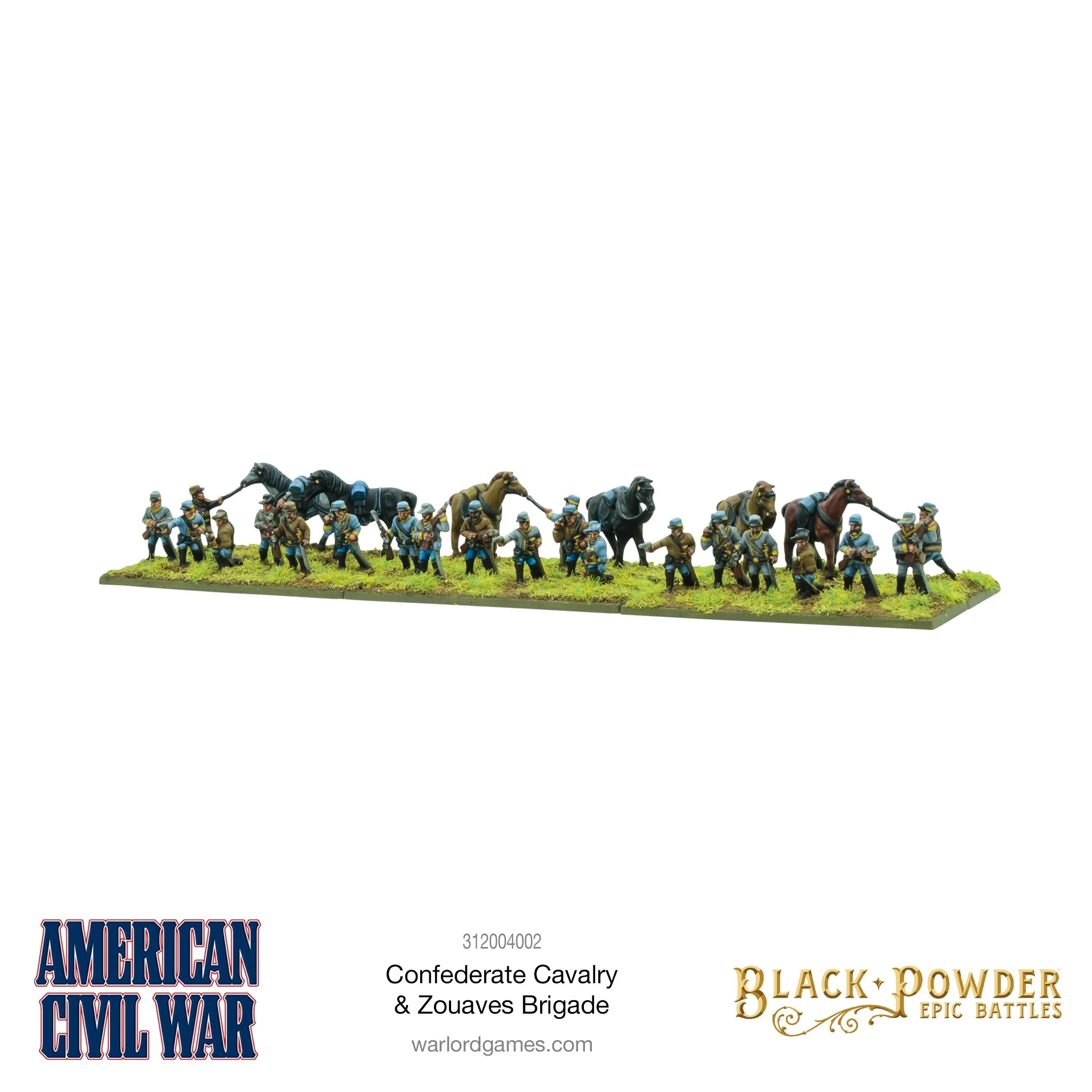 Black Powder Epic Battles - American Civil War Confederate Cavalry & Zouaves Brigade - Image 6