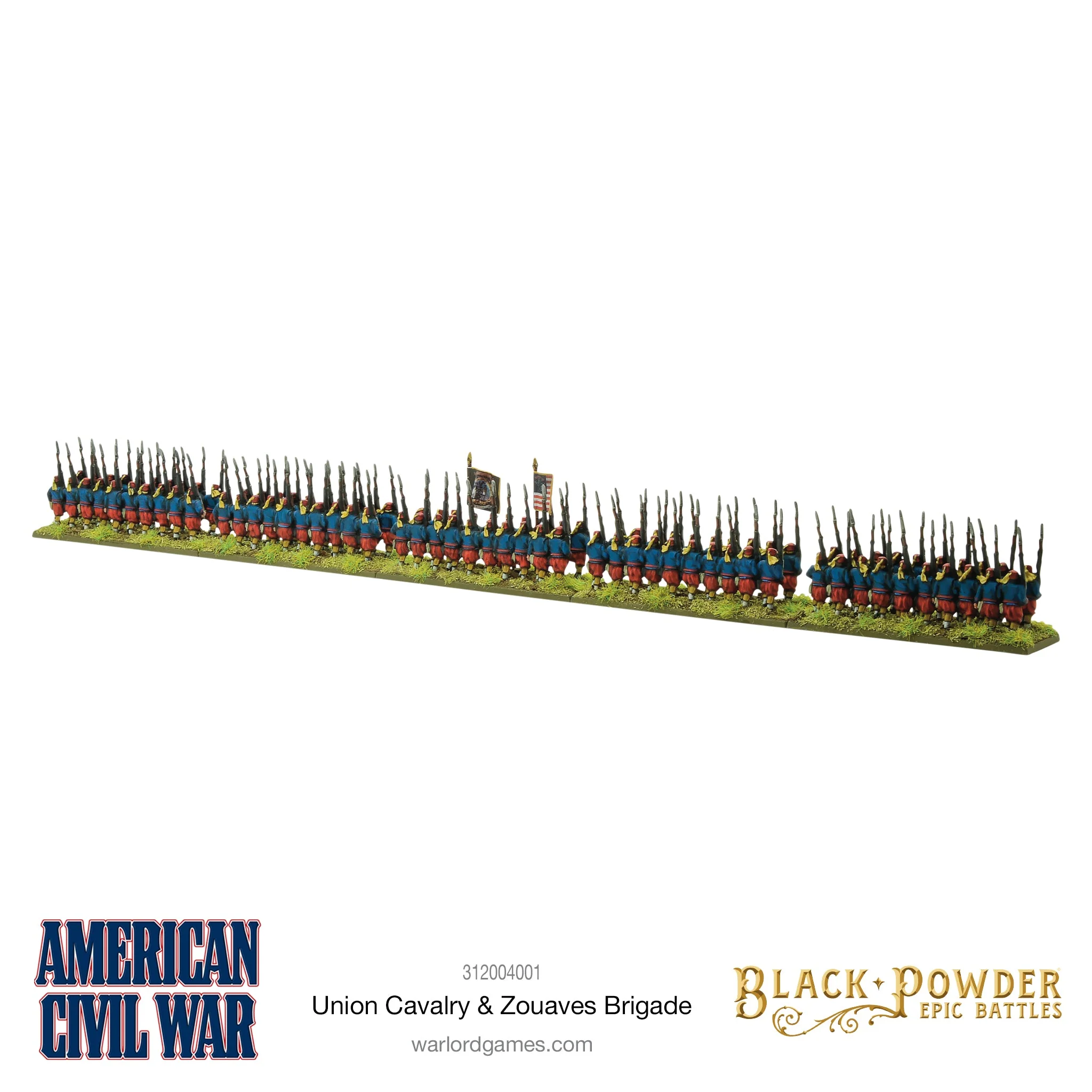 Black Powder Epic Battles - American Civil War Union Cavalry & Zouaves Brigade - Image 3