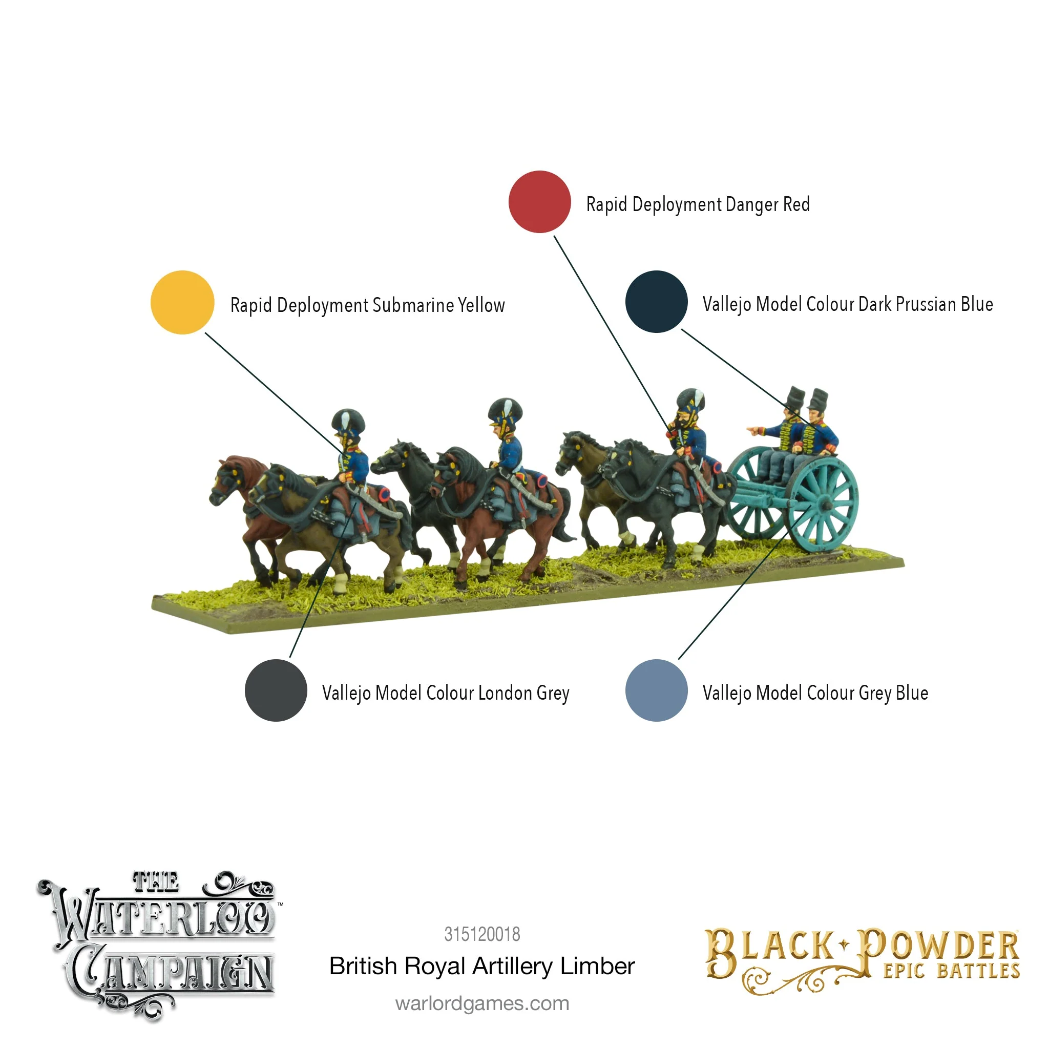 Black Powder Epic Battles: Napoleonic British Royal Artillery Limber - Image 4