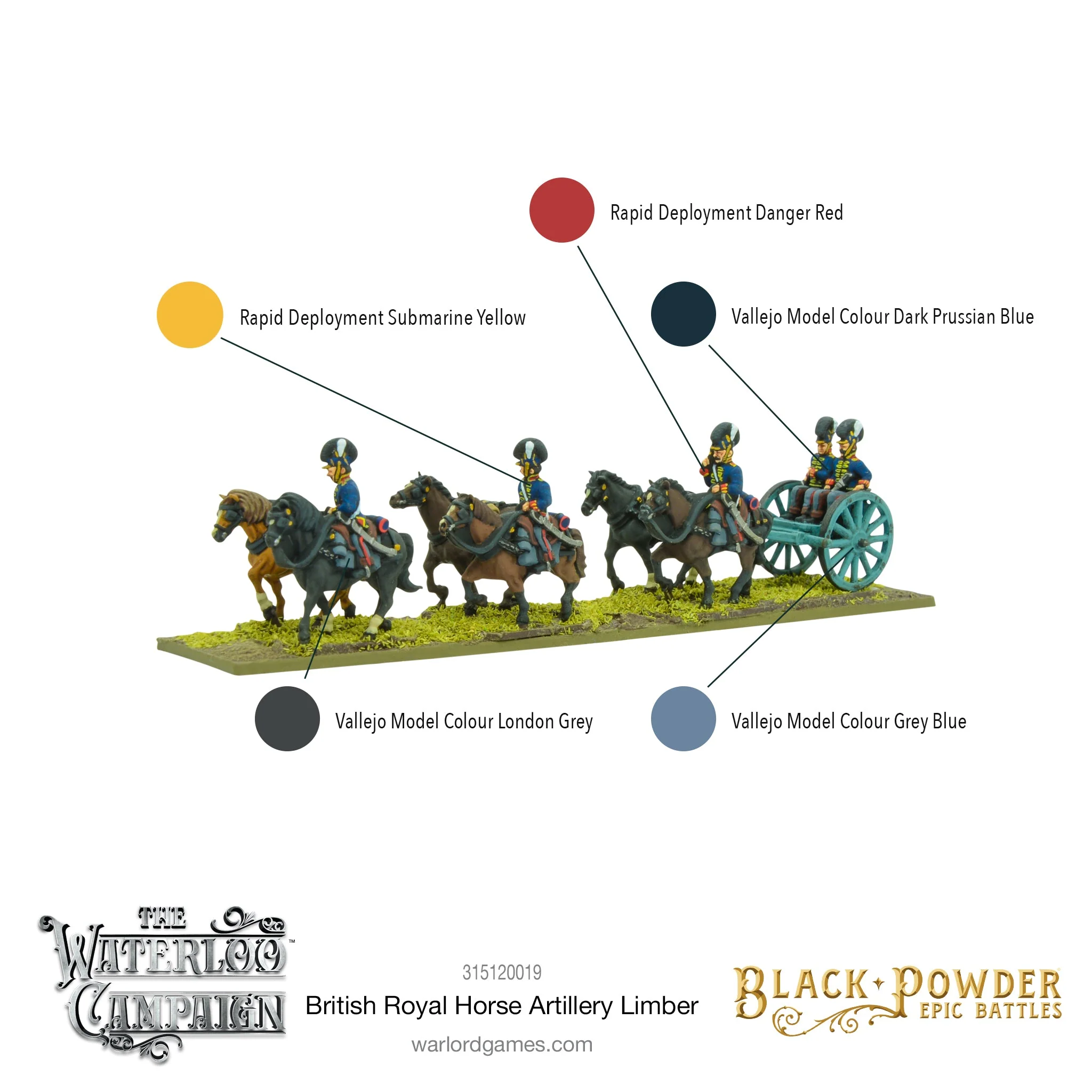 Black Powder Epic Battles: Napoleonic British Royal Horse Artillery Limber - Image 4