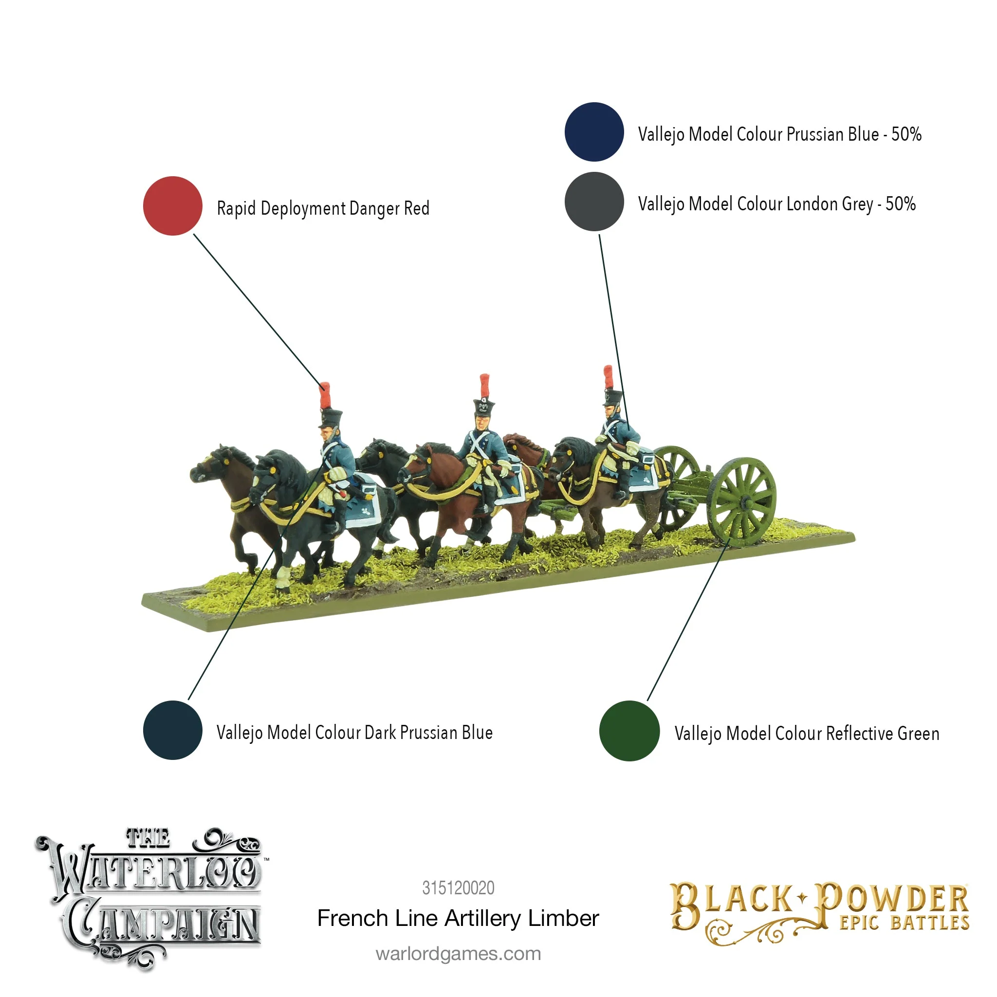 Black Powder Epic Battles: Napoleonic French Line Artillery Limber - Image 4