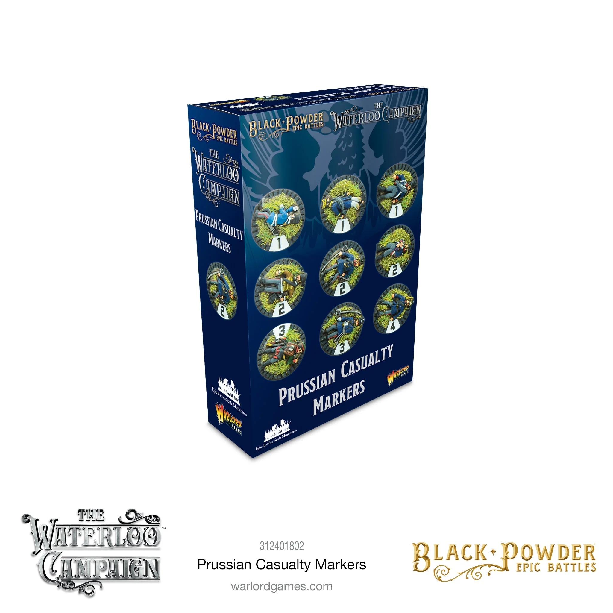 Black Powder Epic Battles: Napoleonic Prussian casualty markers - Image 2