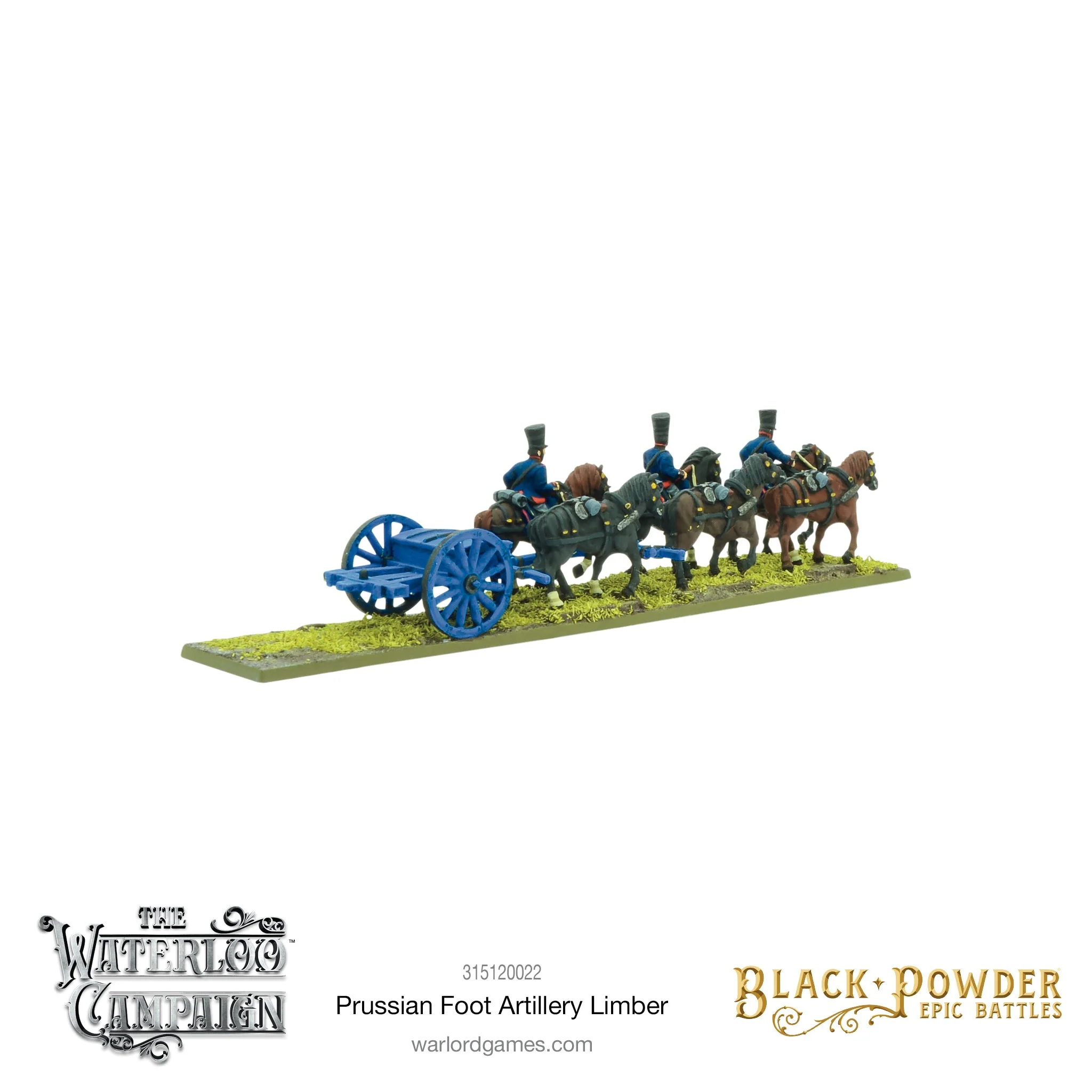 Black Powder Epic Battles: Napoleonic Prussian Foot Artillery Limber - Image 3