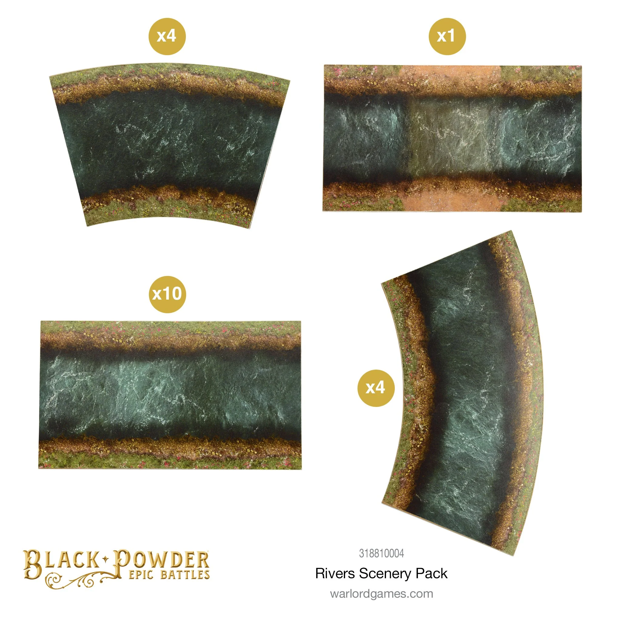 Black Powder & Epic Battles - Rivers Scenery Pack - Image 2