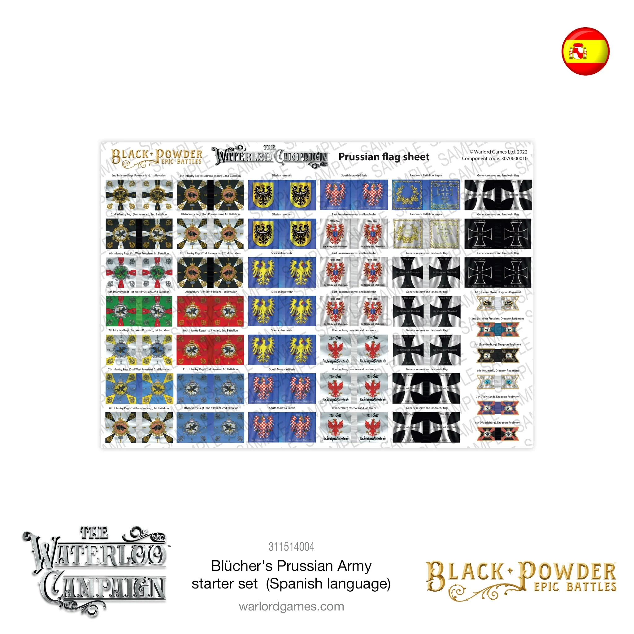 Black Powder Epic Battles Waterloo - Blücher's Prussian Army Starter Set (Spanish language) - Image 3