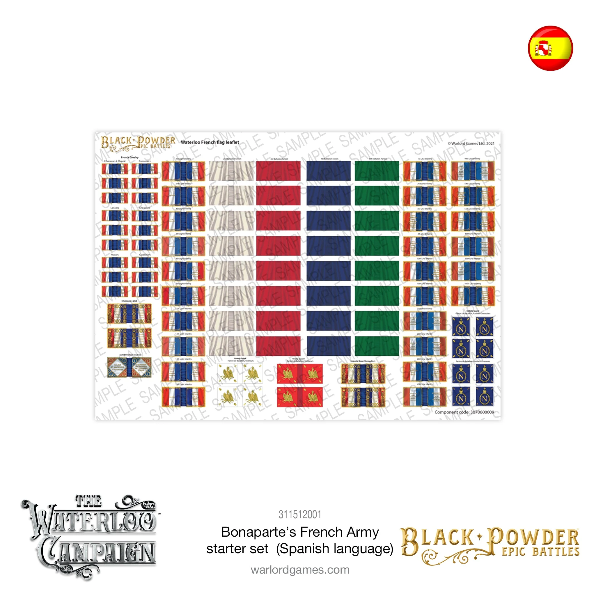 Black Powder Epic Battles Waterloo - Bonaparte's French Army Starter Set (Spanish language) - Image 4
