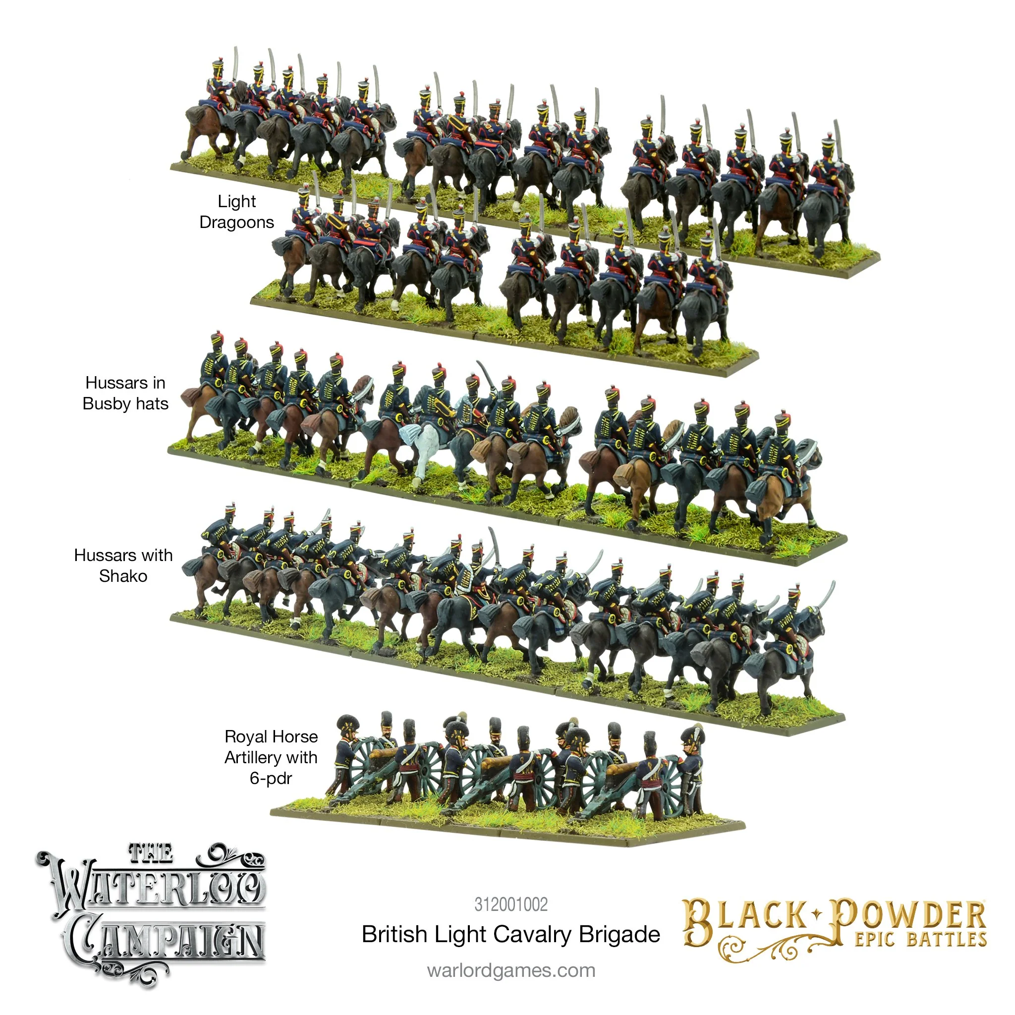 Black Powder Epic Battles: Waterloo - British Light Cavalry Brigade - Image 3
