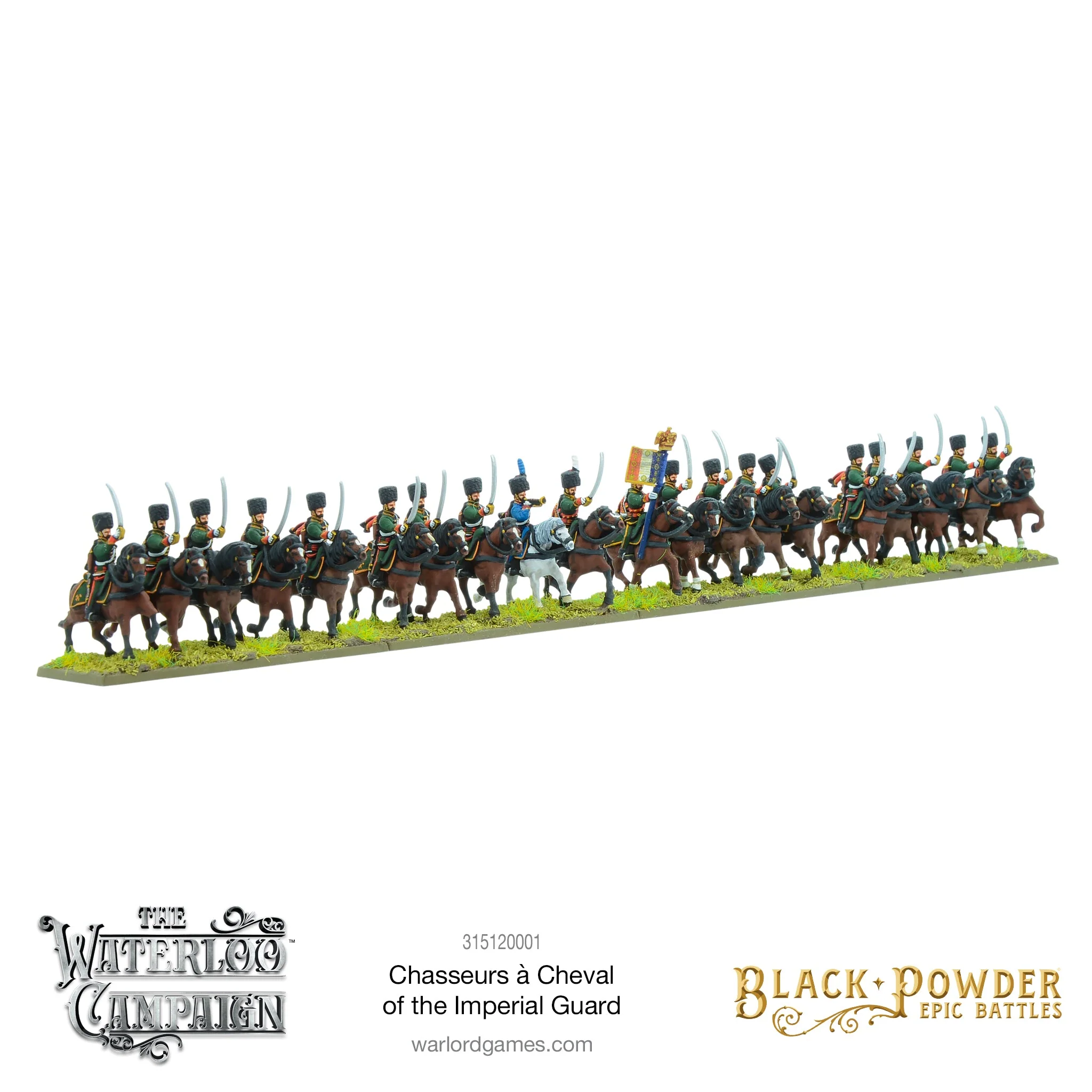 Black Powder Epic Battles: Waterloo - French Chasseurs à Cheval of the Imperial Guard - Image 2