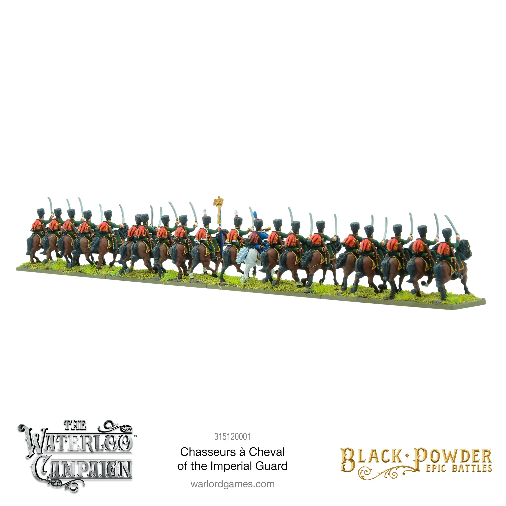 Black Powder Epic Battles: Waterloo - French Chasseurs à Cheval of the Imperial Guard - Image 3