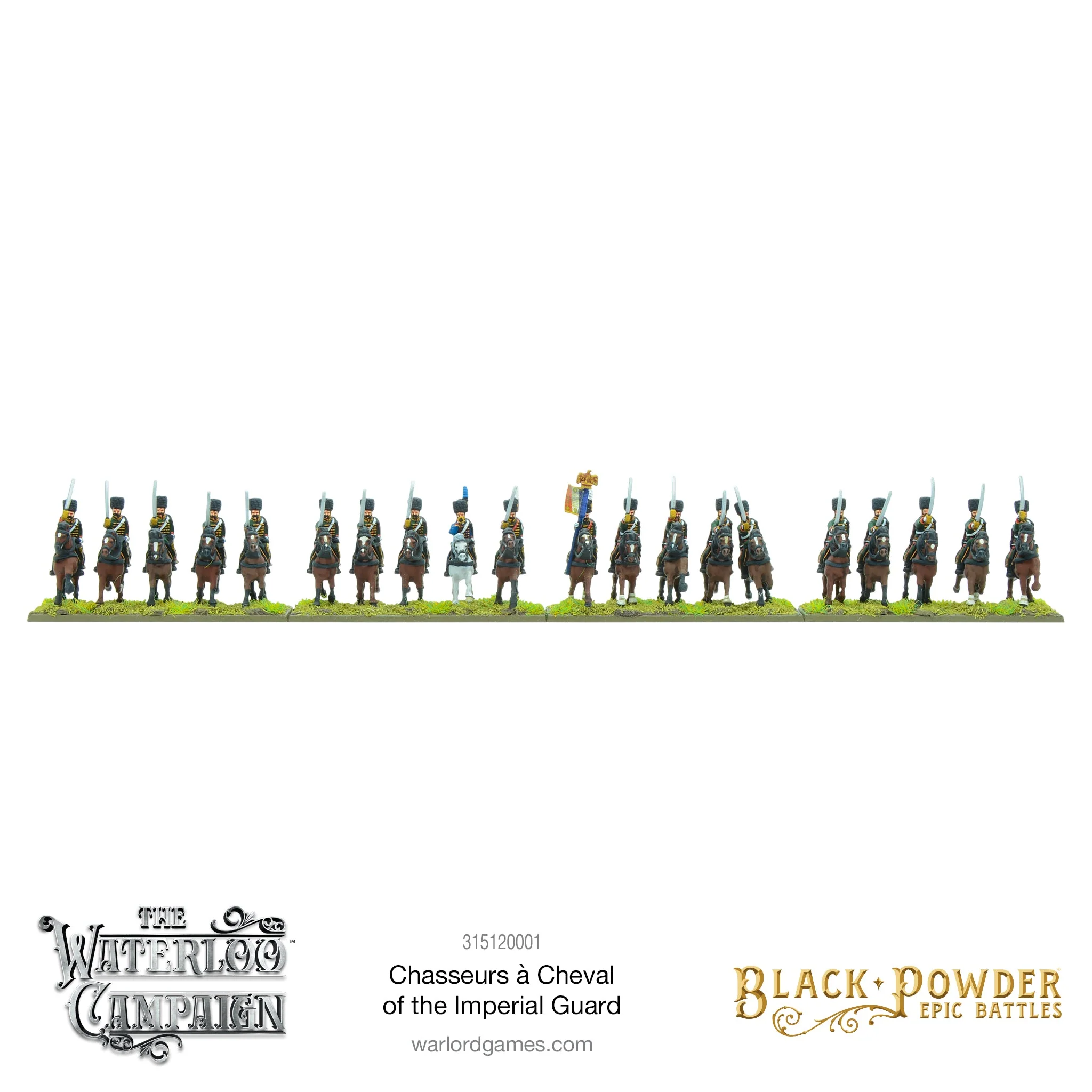 Black Powder Epic Battles: Waterloo - French Chasseurs à Cheval of the Imperial Guard - Image 4