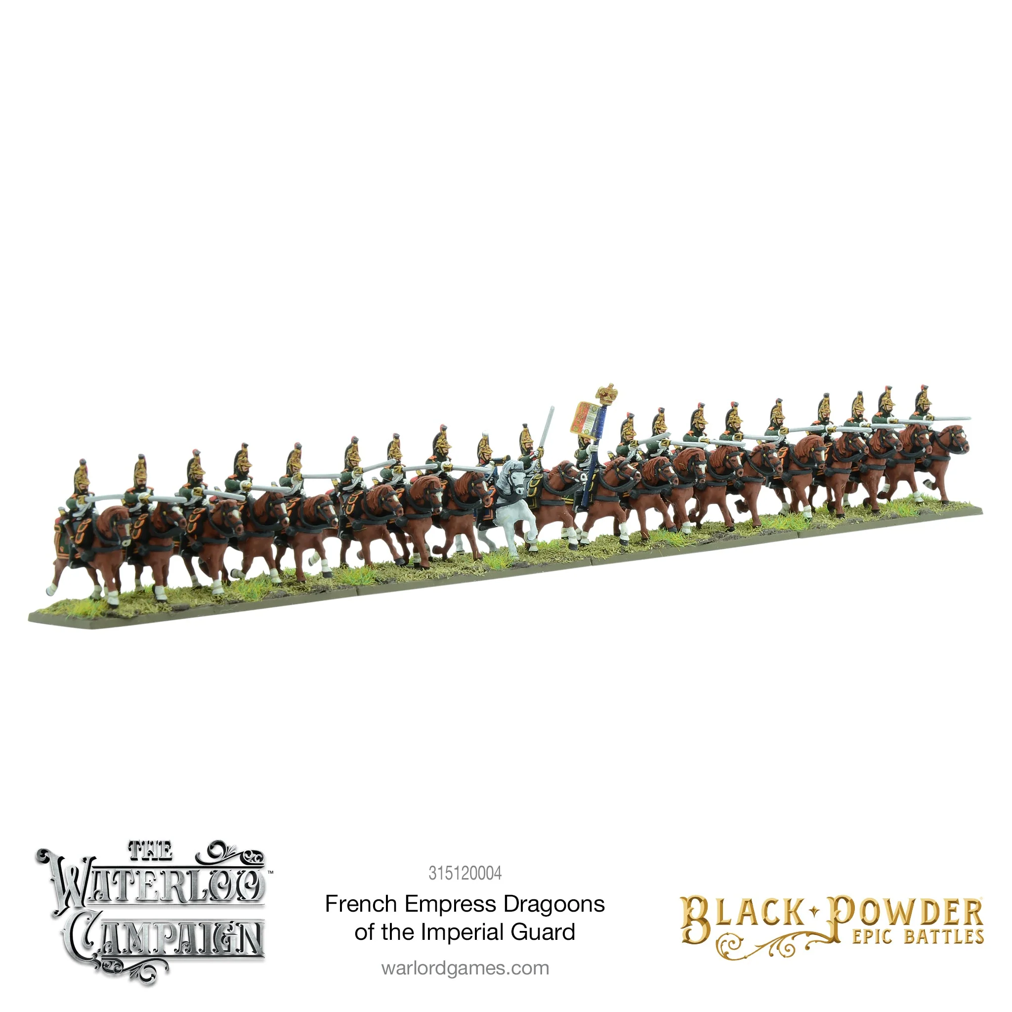 Black Powder Epic Battles: Waterloo - French Empress Dragoons of the Imperial Guard - Image 2