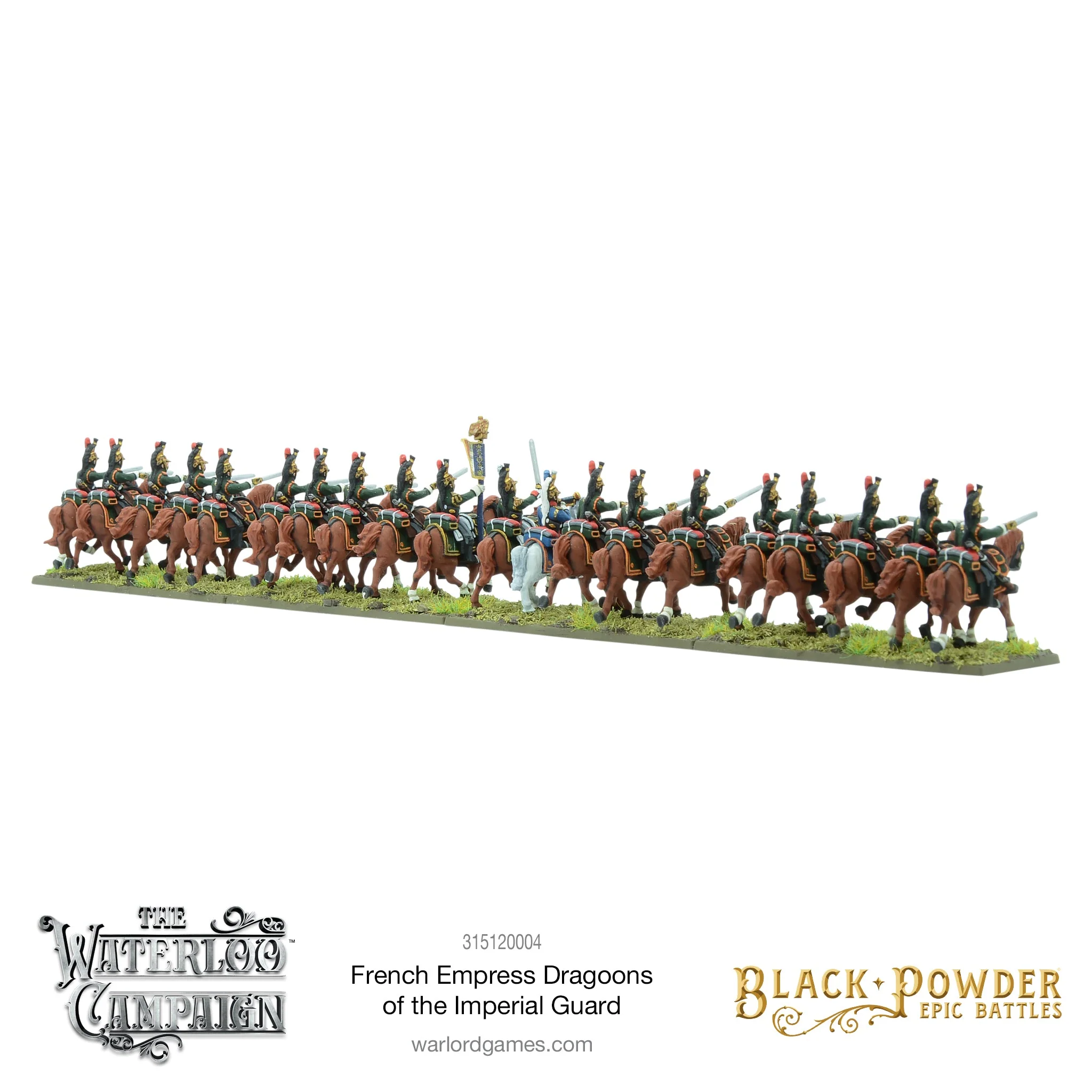 Black Powder Epic Battles: Waterloo - French Empress Dragoons of the Imperial Guard - Image 3