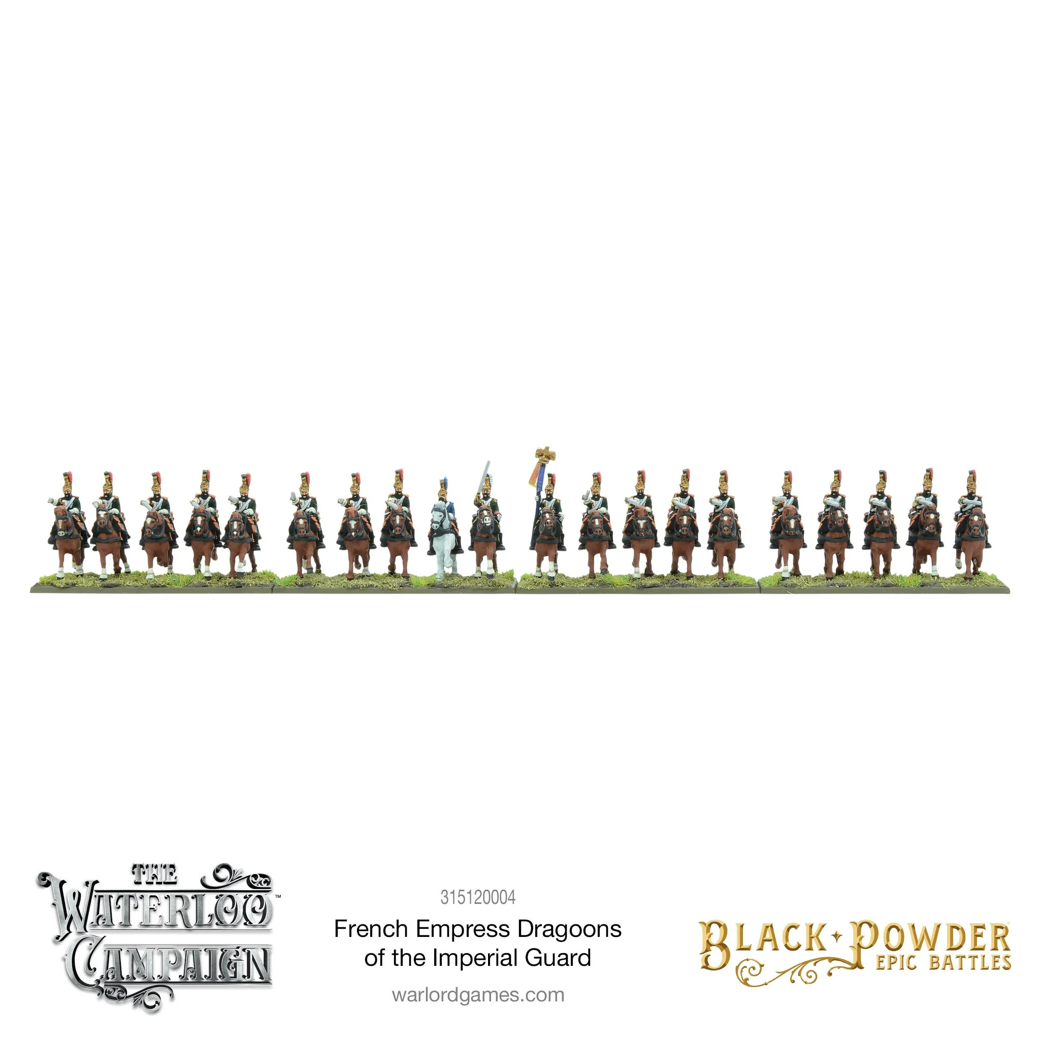 Black Powder Epic Battles: Waterloo - French Empress Dragoons of the Imperial Guard - Image 4