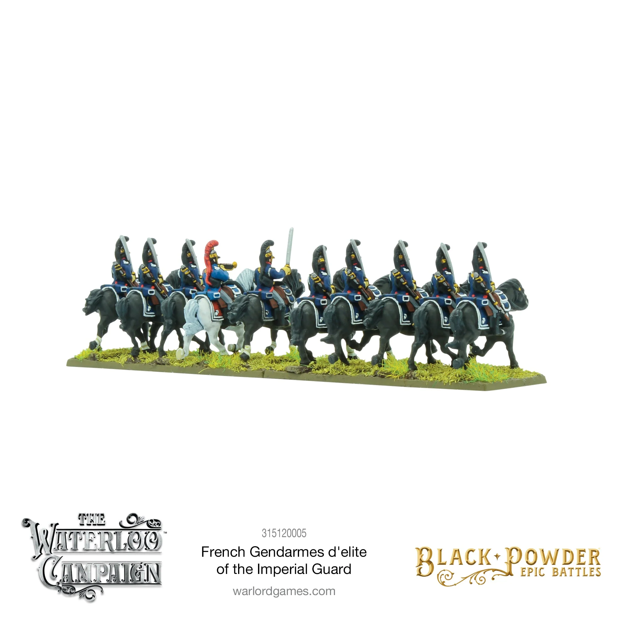 Black Powder Epic Battles: Waterloo - French Gendarmes d'elite of the Imperial Guard - Image 3