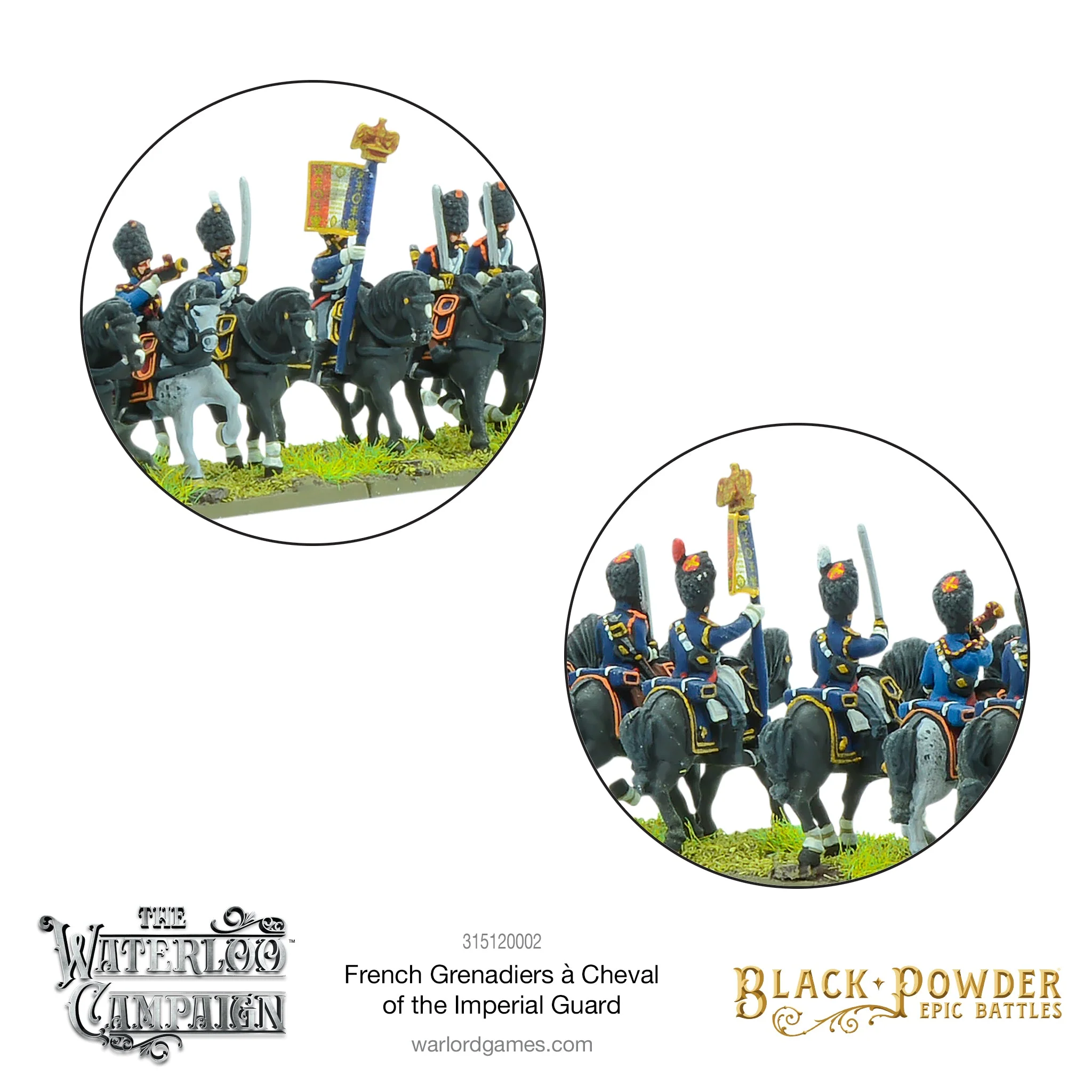 Black Powder Epic Battles: Waterloo - French Grenadiers à cheval of the Imperial Guard - Image 5